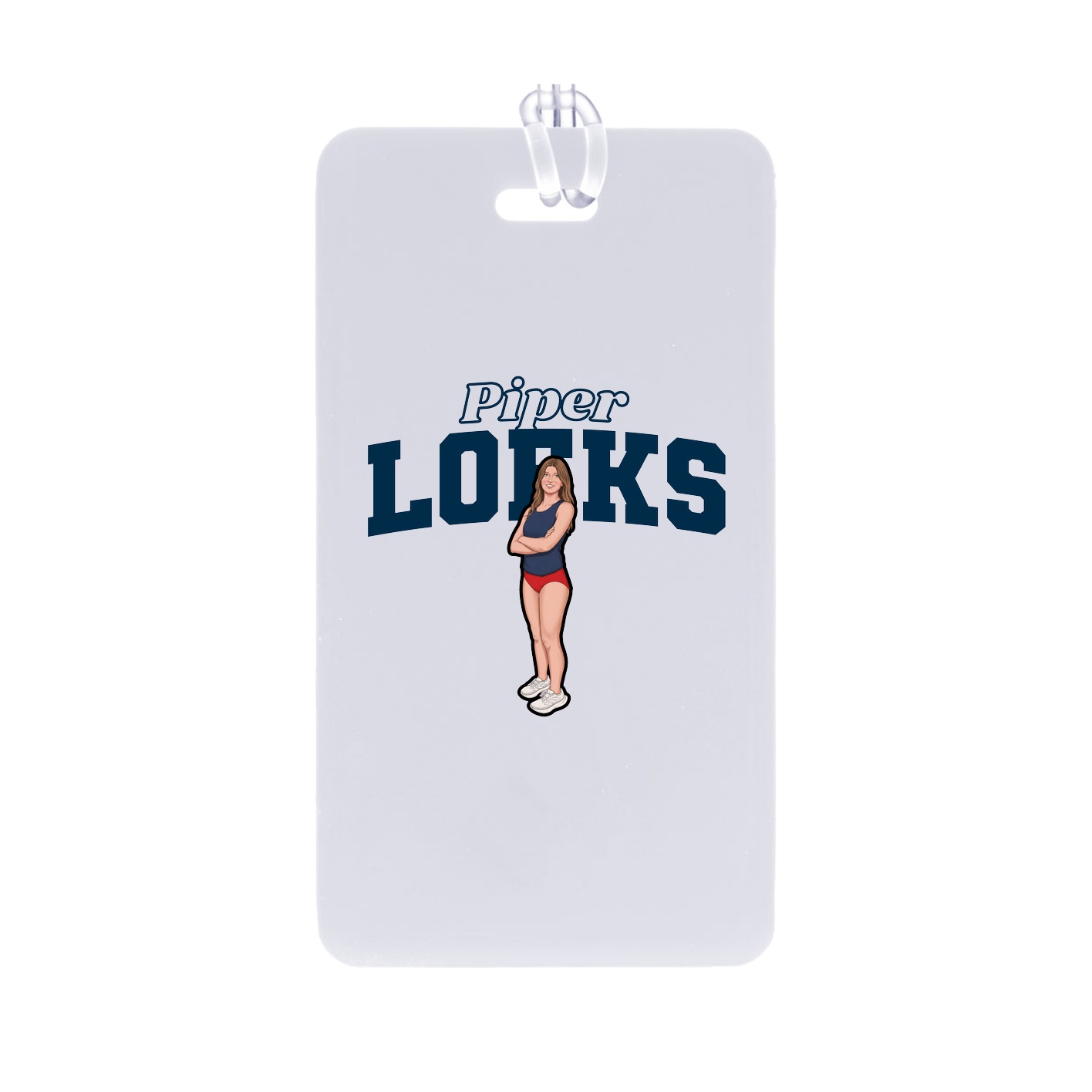 Bag Tag — Name Arch in Classic