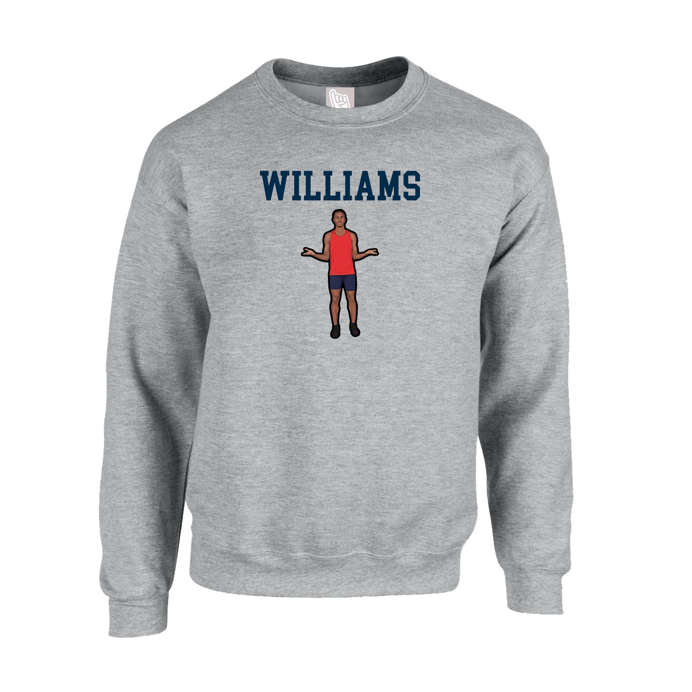 Fleece Crew — Shirsey in Grey