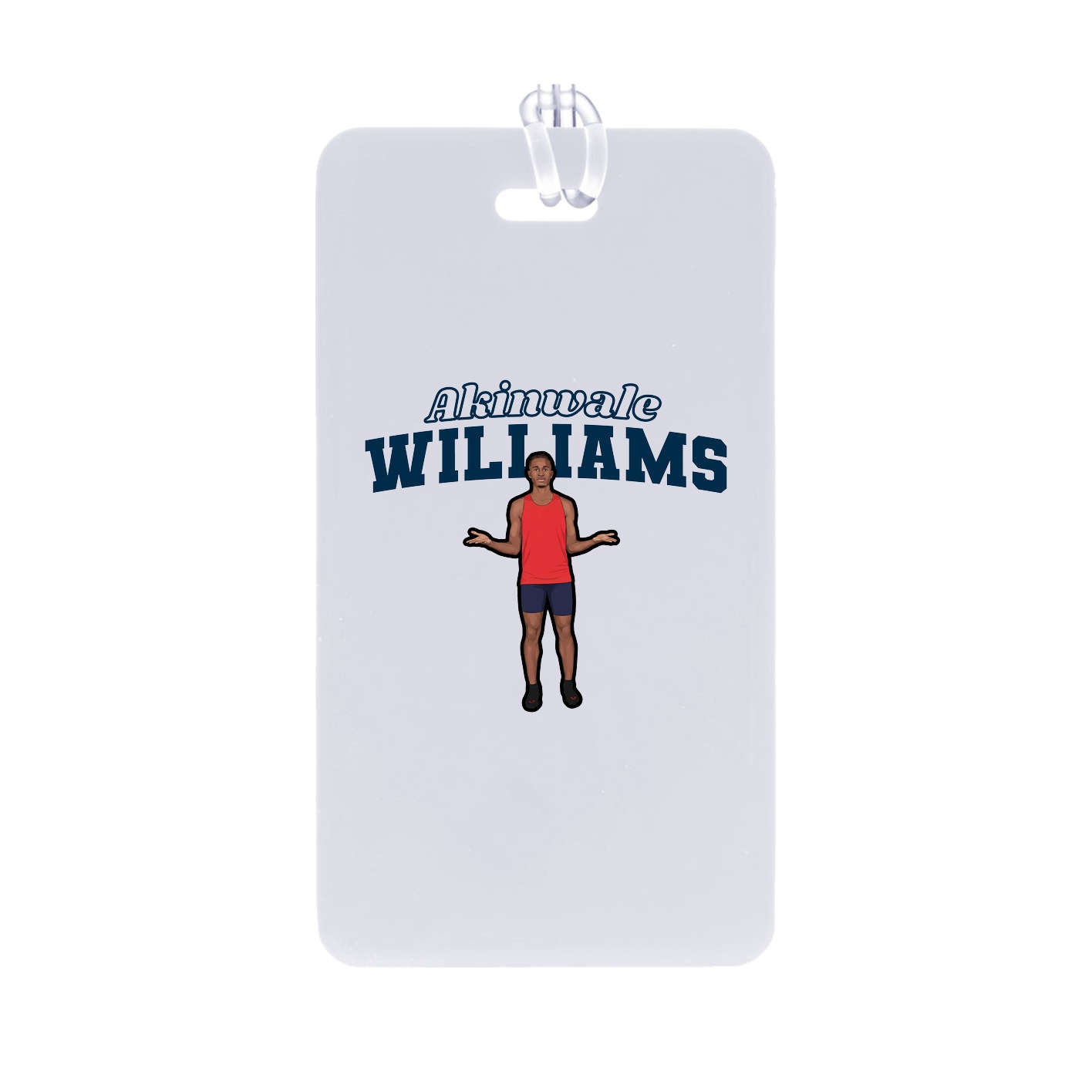 Bag Tag — Name Arch in Classic