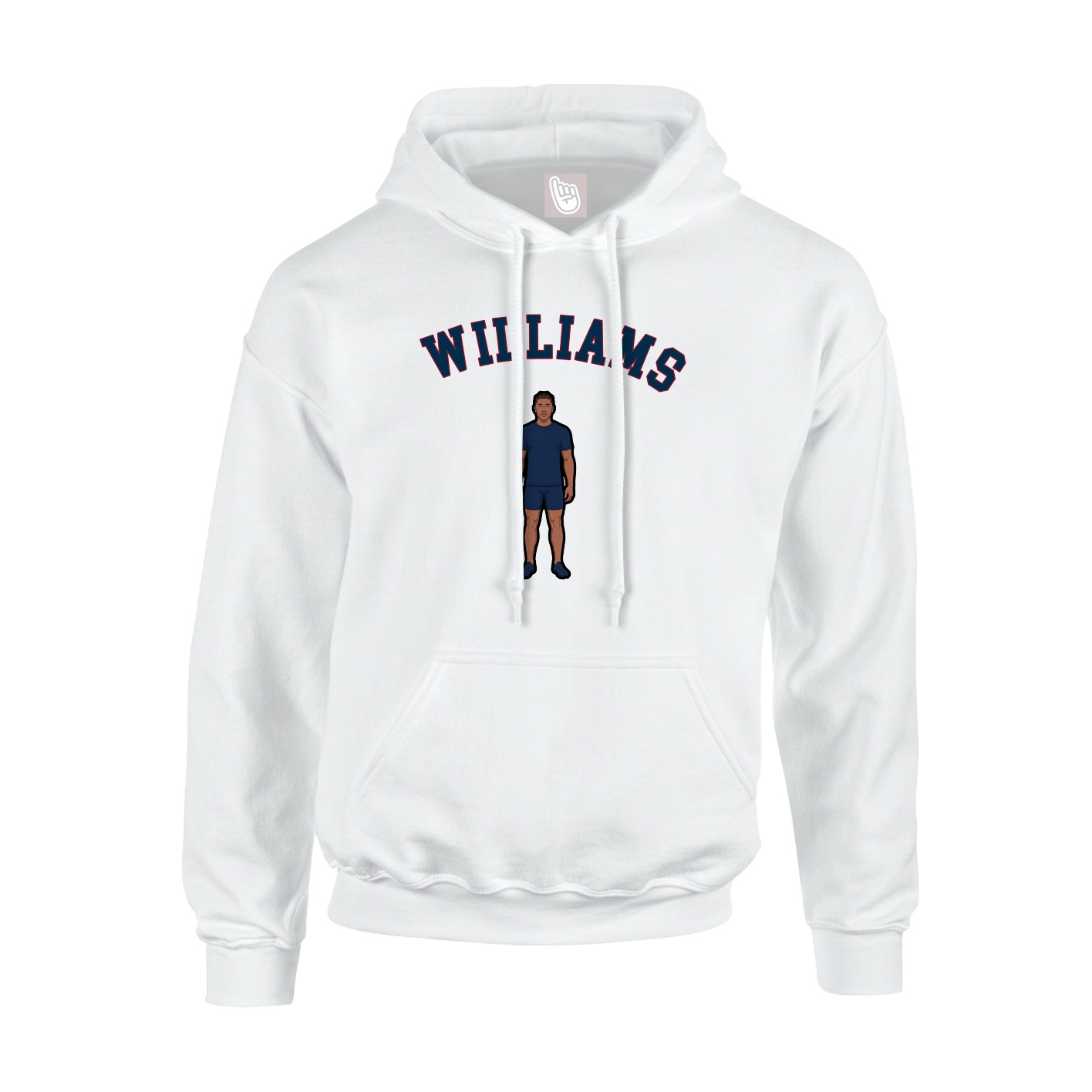 Hoodie — Shirsey Arch in White