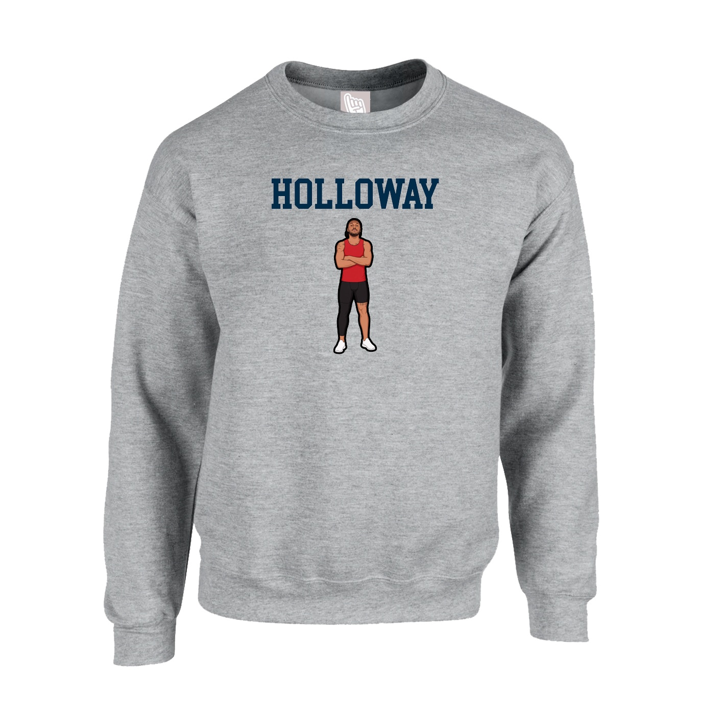 Fleece Crew — Shirsey in Grey