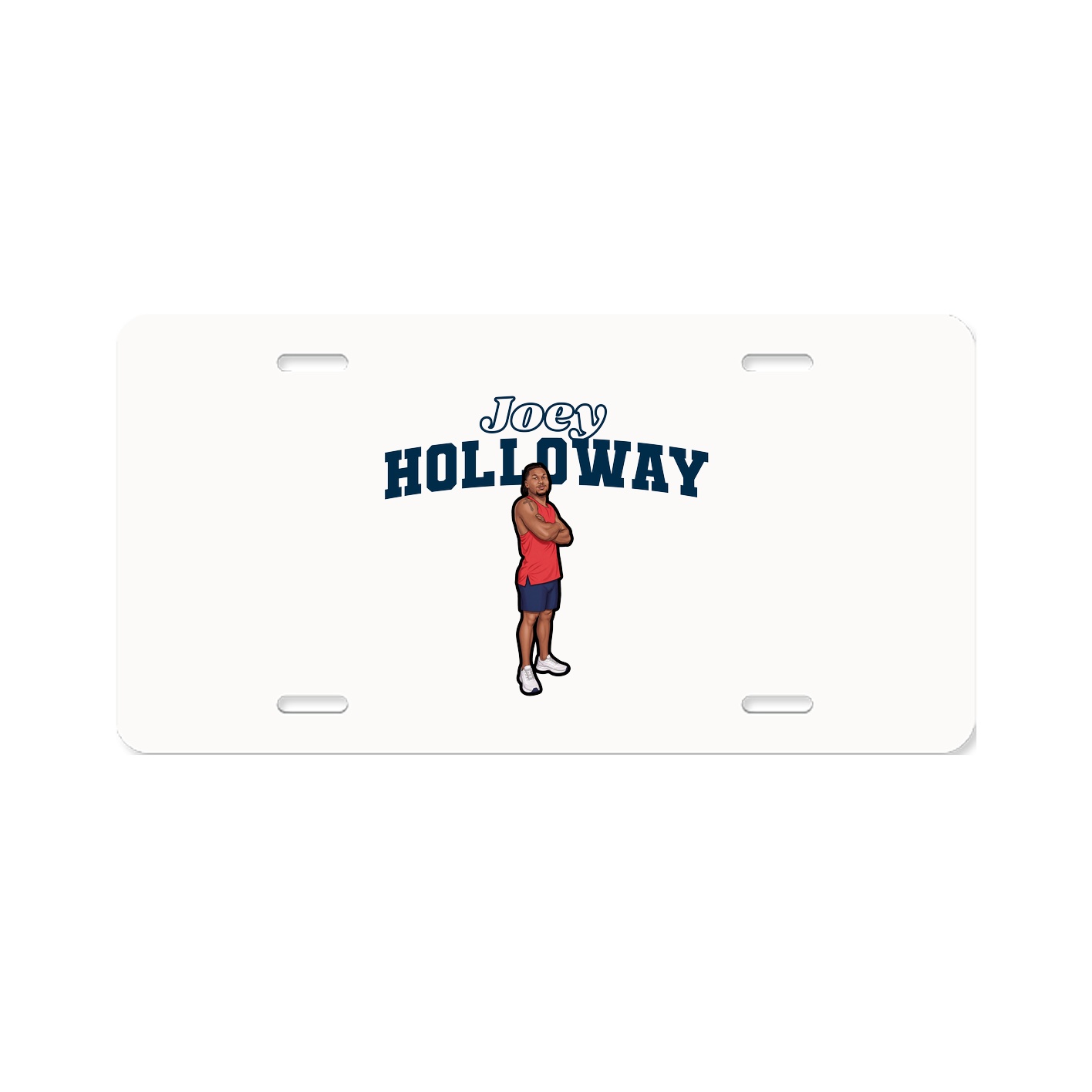 License Plate — Name Arch in Classic