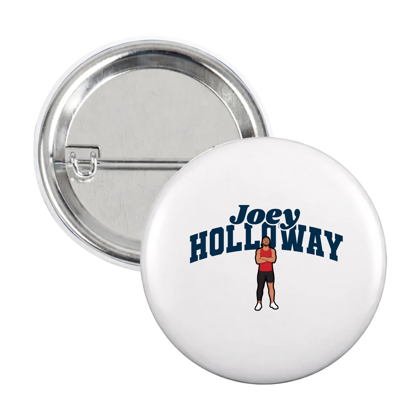 Game Day Button — Signature Arch in White