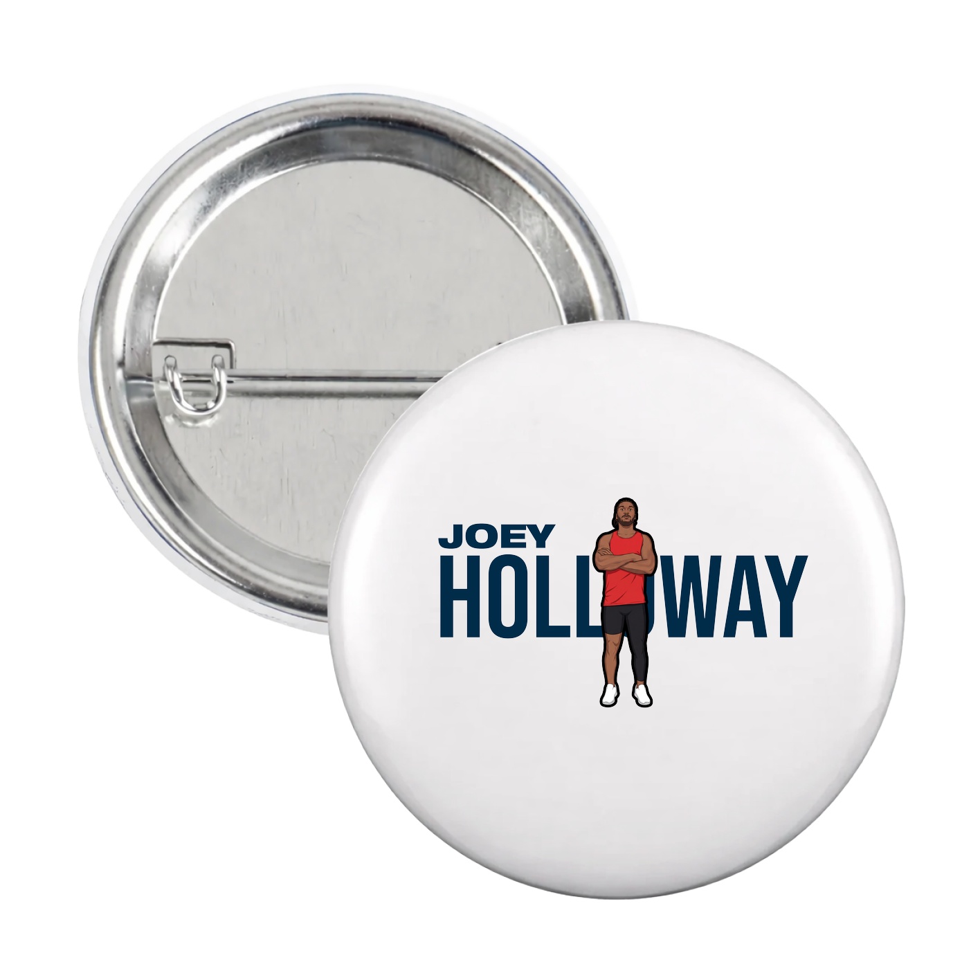 Game Day Button — Player Name in White