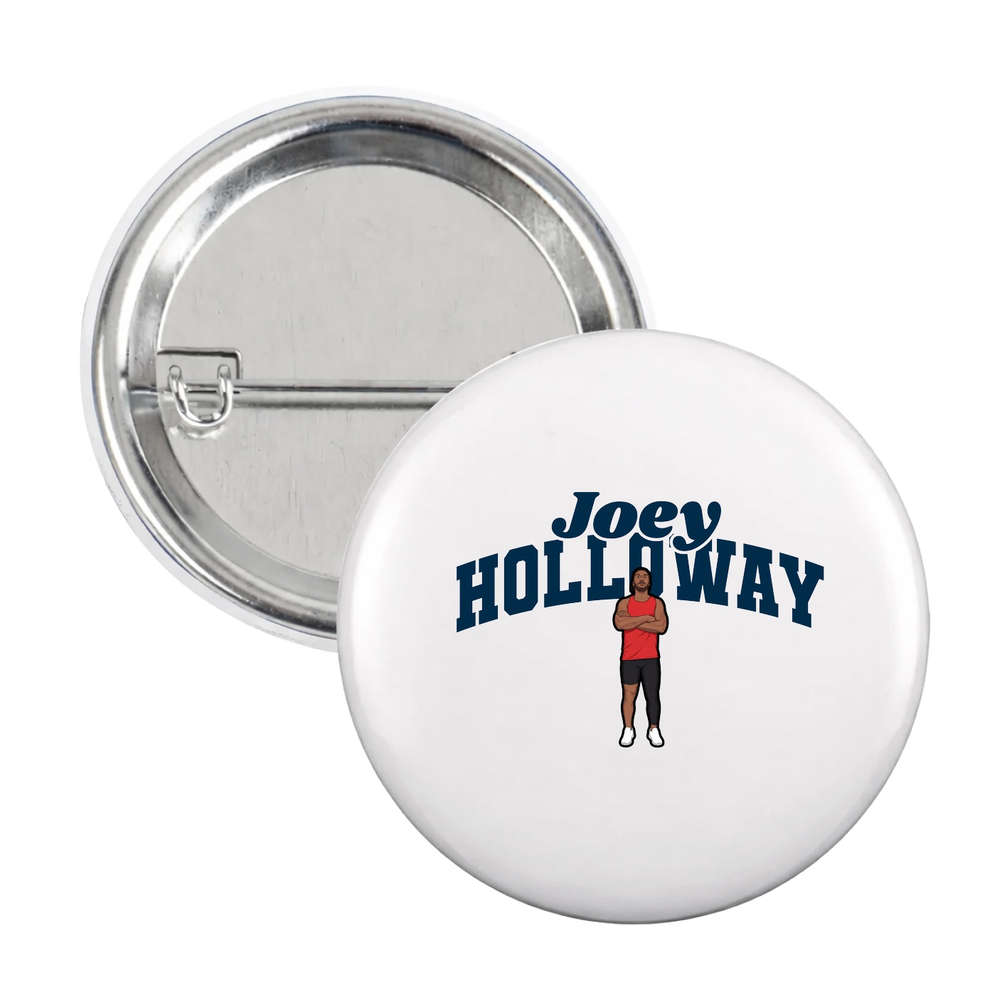Game Day Button — Signature Arch in White