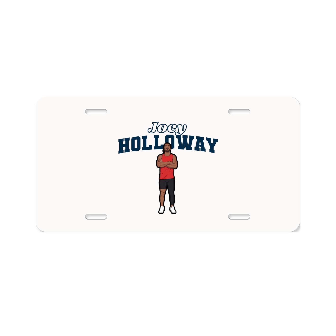 License Plate — Name Arch in Classic