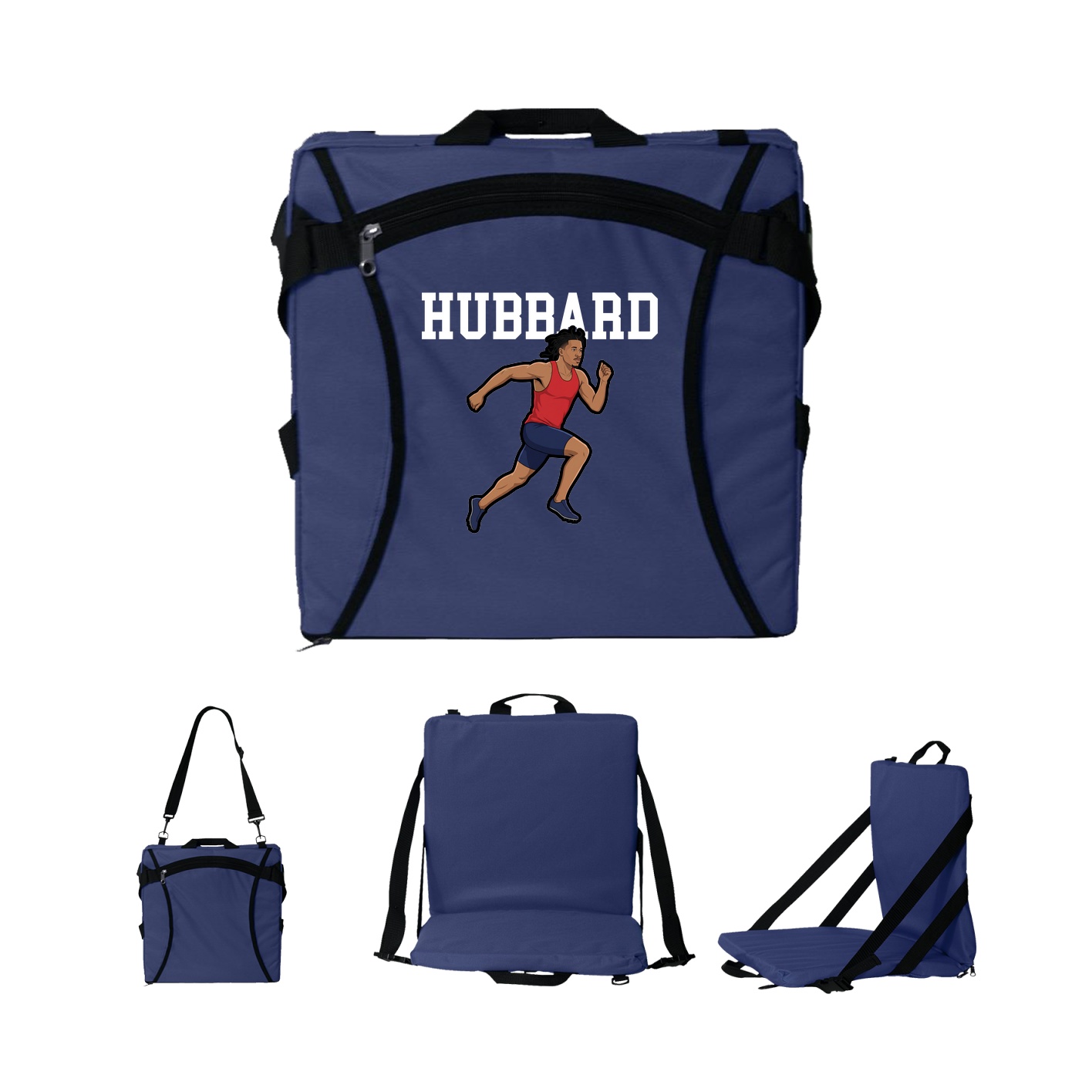 Folding Stadium Seat — Shirsey in Navy