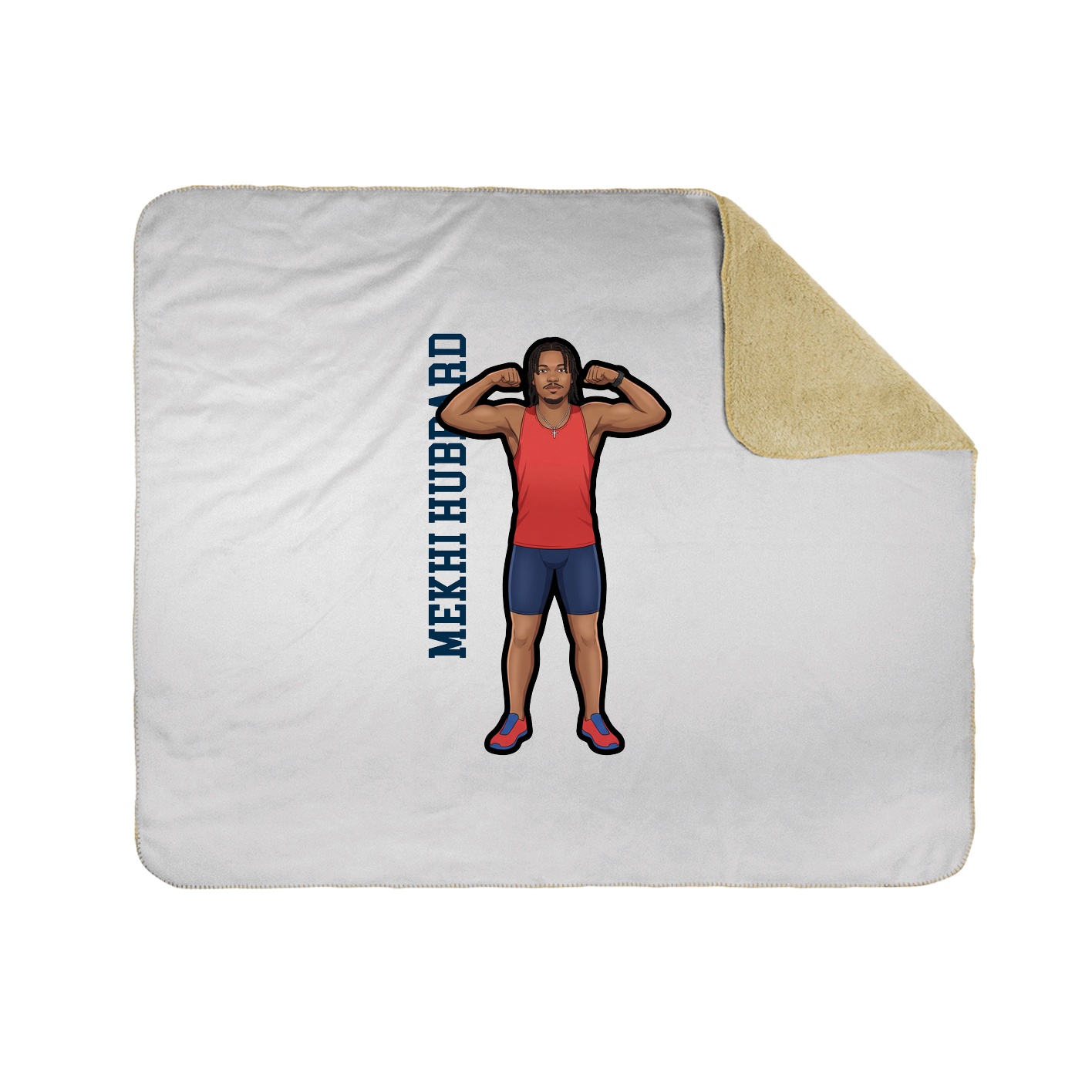 50x60 Sherpa Lined Throw Blanket