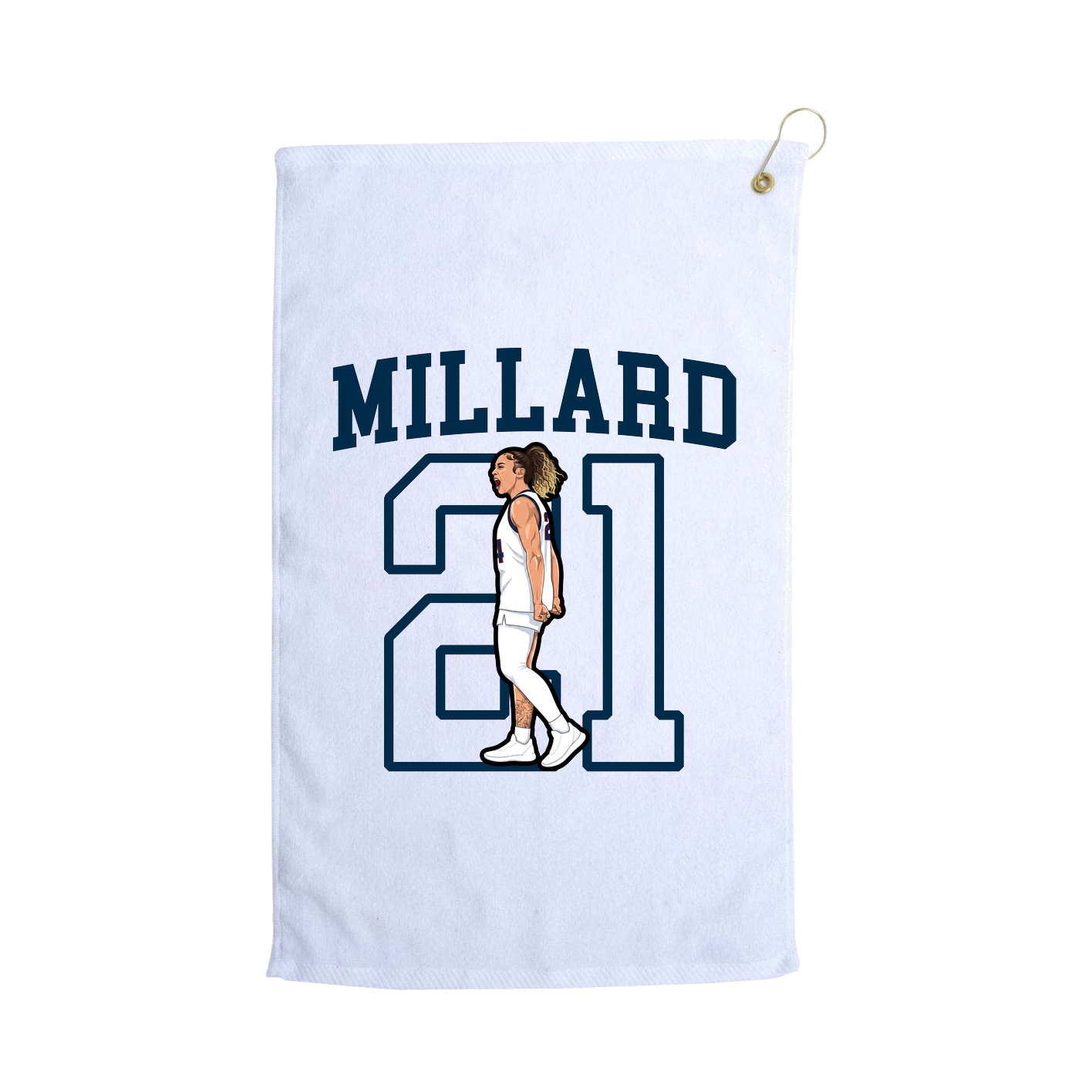 Golf Towel — Shirsey in White