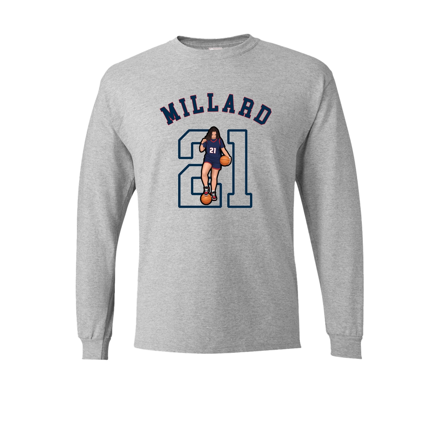 Long Sleeve Tee — Shirsey Arch in Grey
