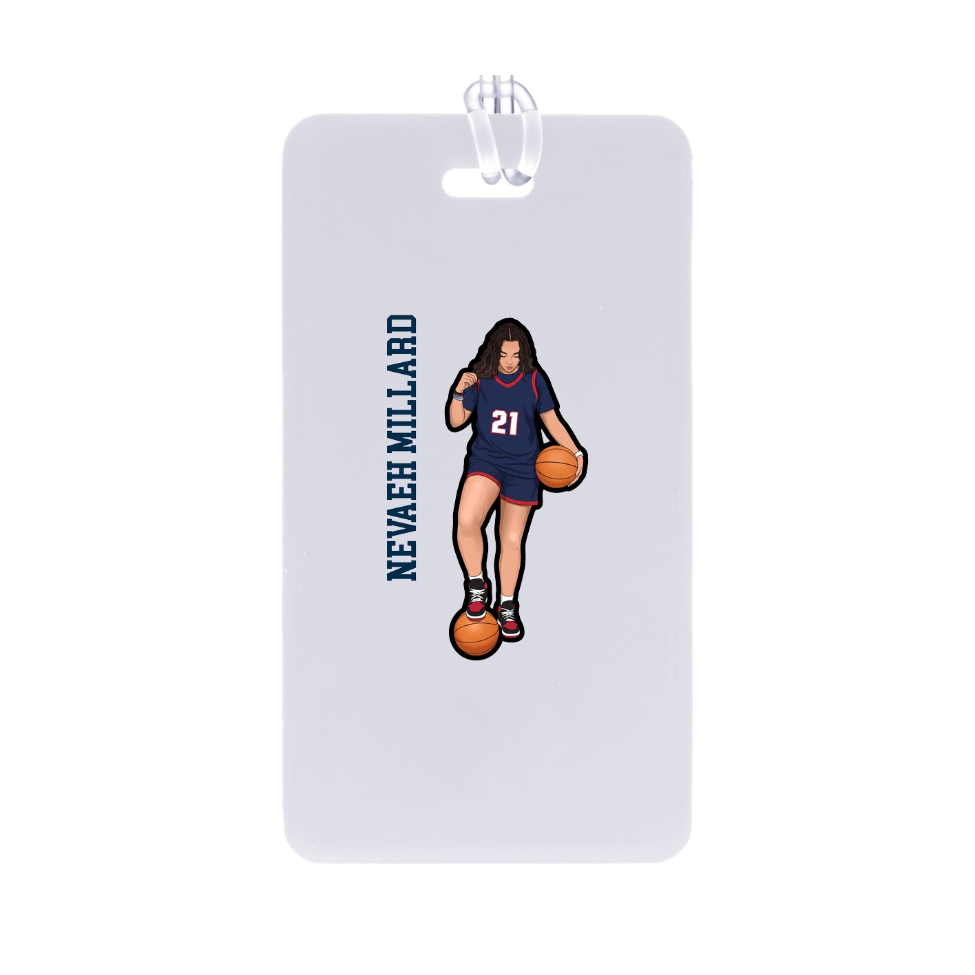 Bag Tag — Name Vertical in Classic