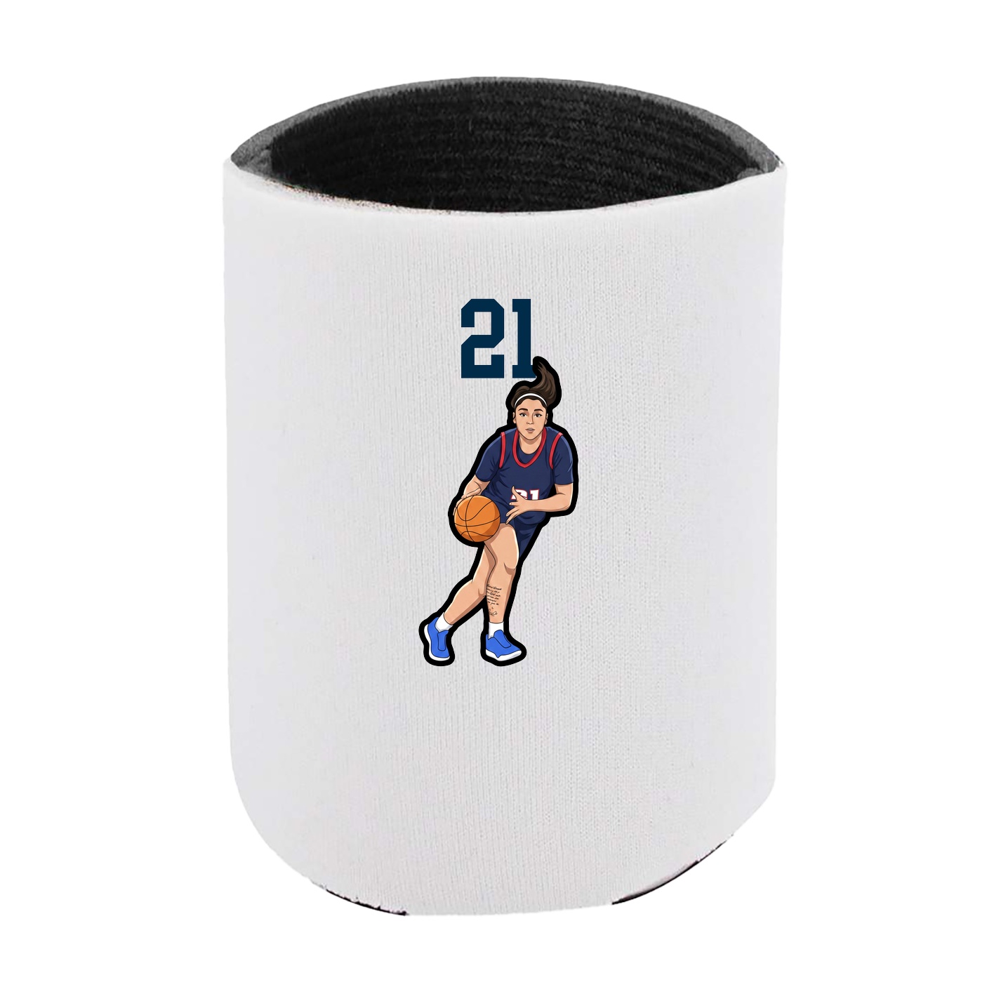 Can Holder — Number Top in White