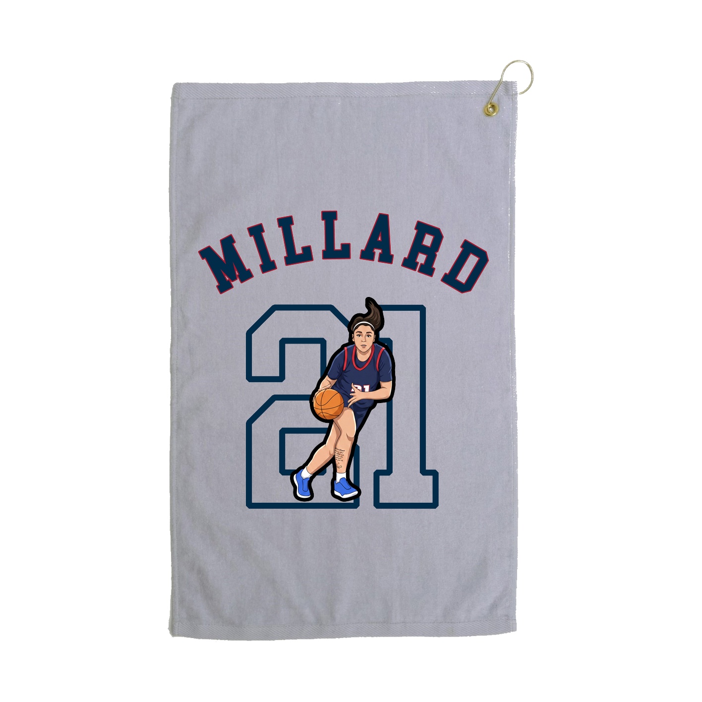Golf Towel — Shirsey Arch in Grey