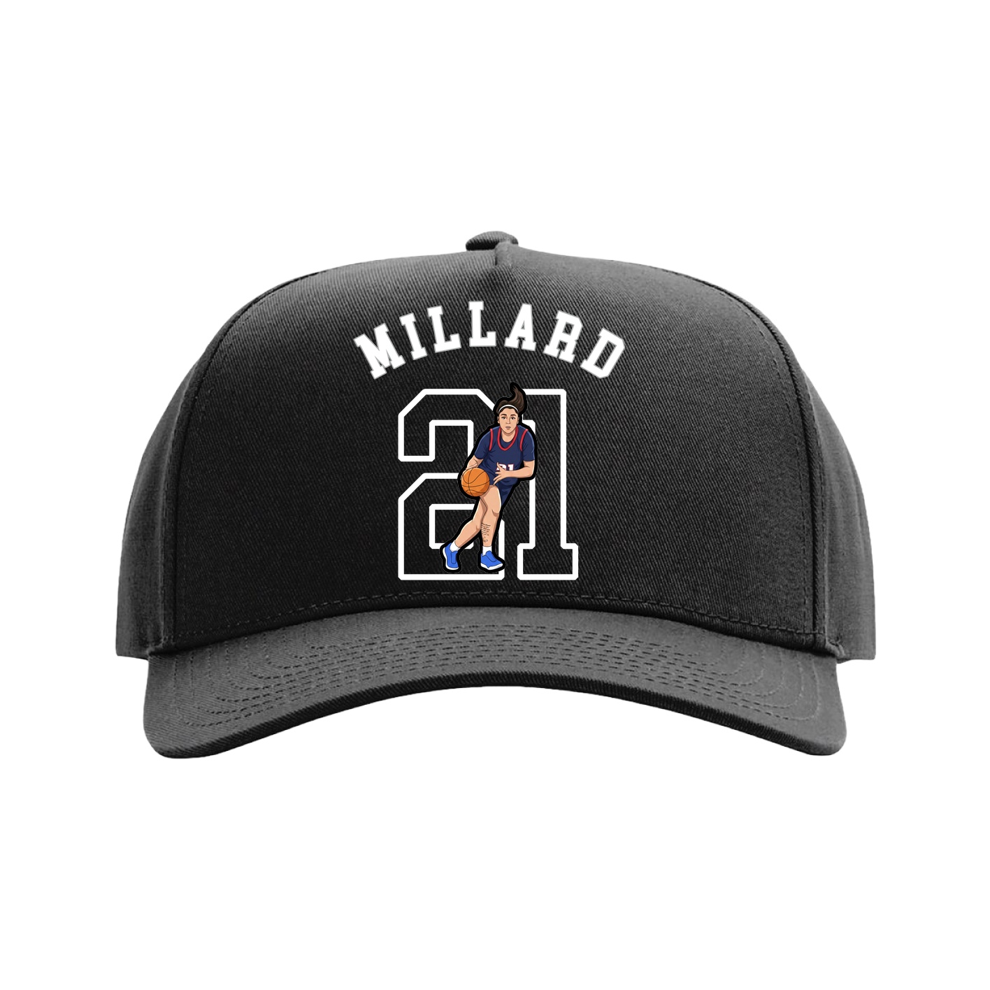 Full Fabric Five-Panel Champ Cap