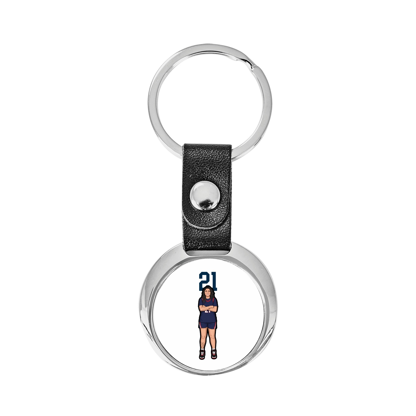 Key Chain — Number Top in Classic