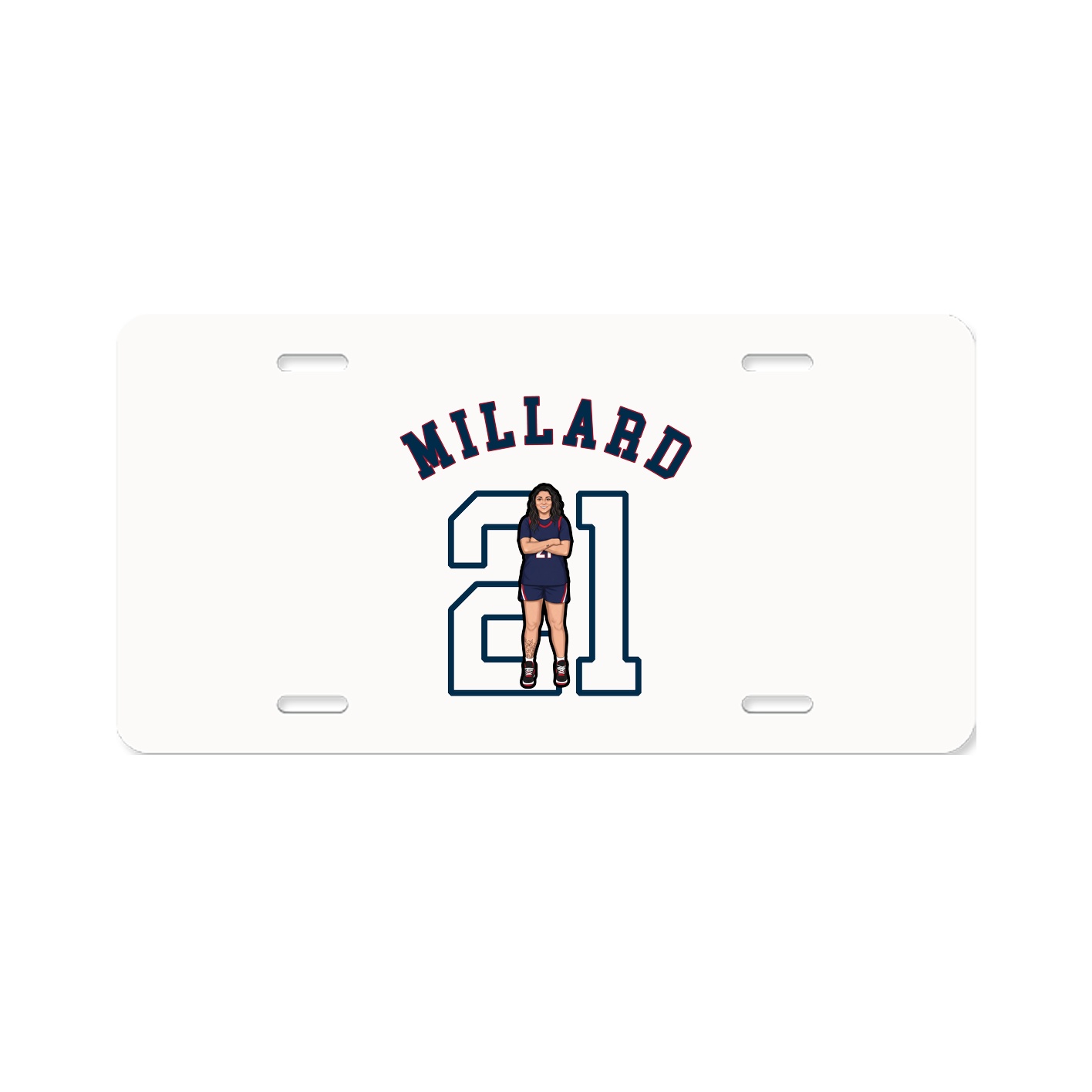 License Plate — Shirsey Arch in Classic