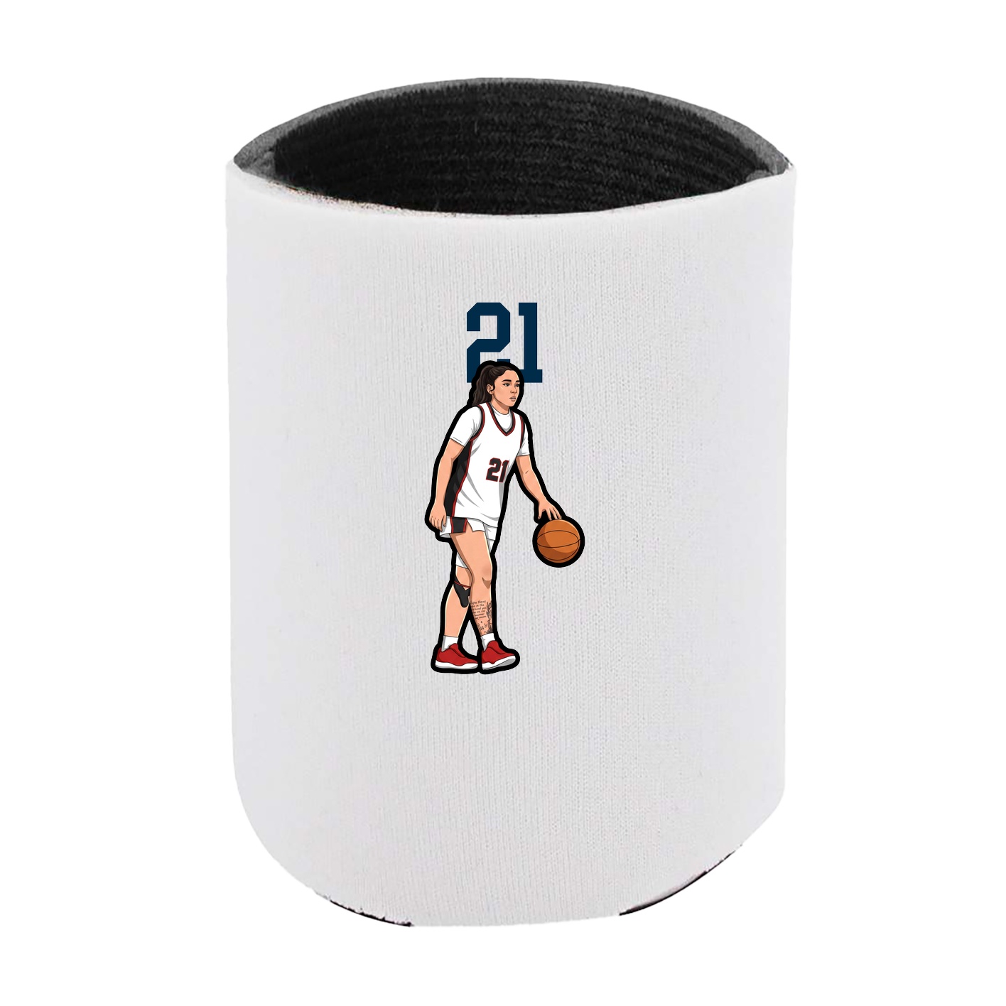 Can Holder — Number Top in White
