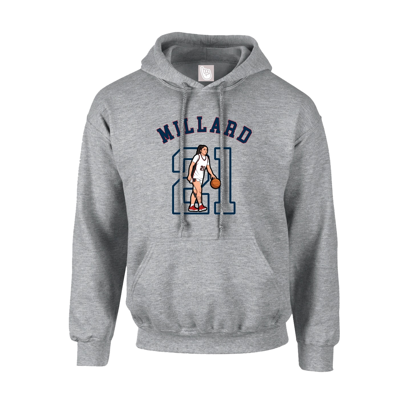 Hoodie — Shirsey Arch in Grey