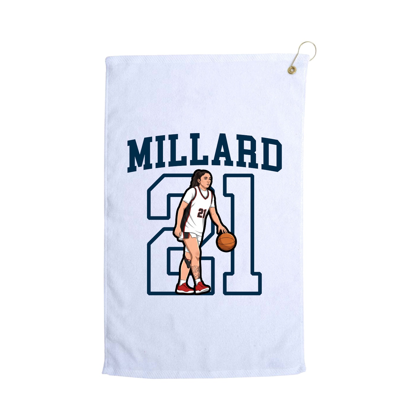 Golf Towel — Shirsey in White
