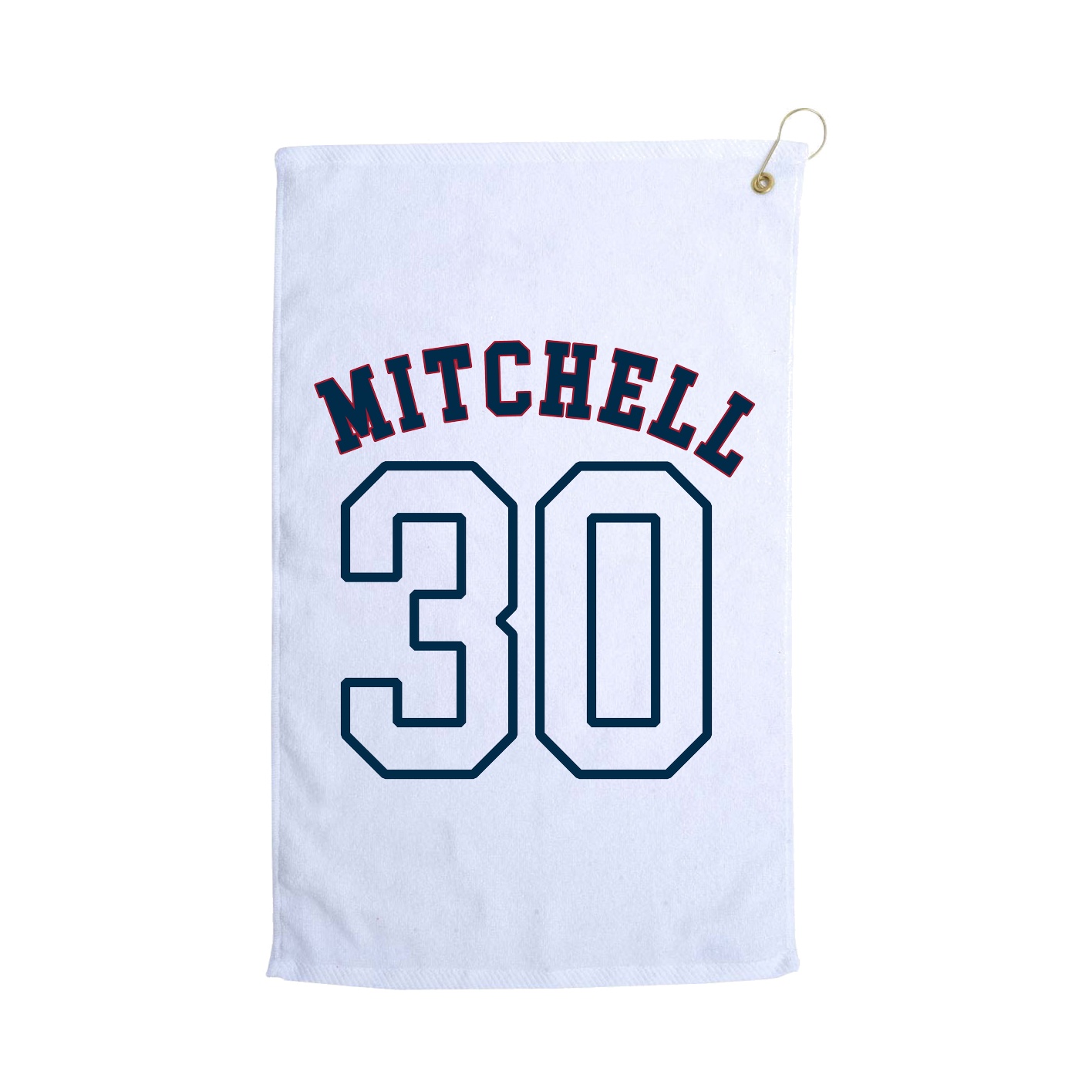 Golf Towel — Shirsey Arch in White