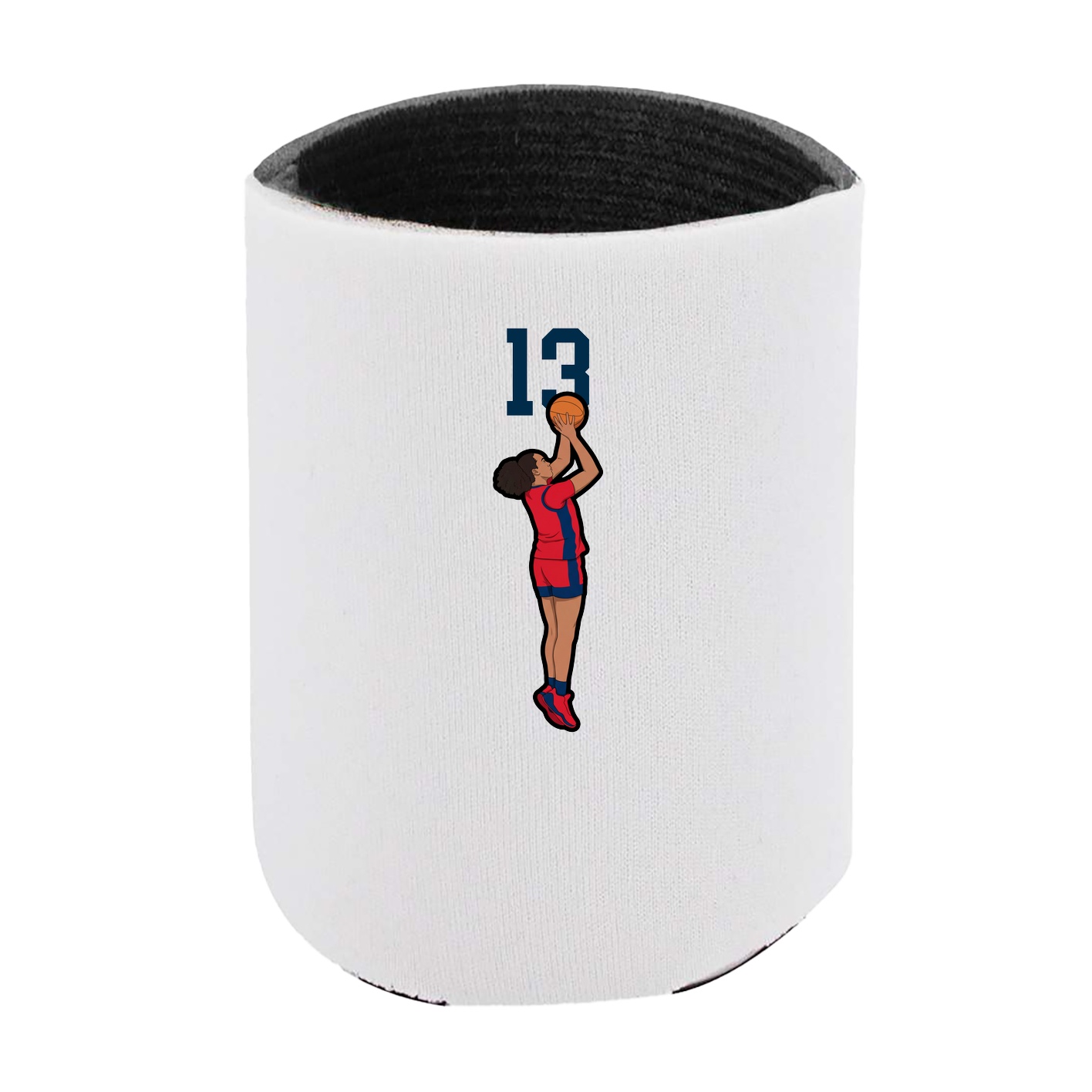 Can Holder — Number Top in White