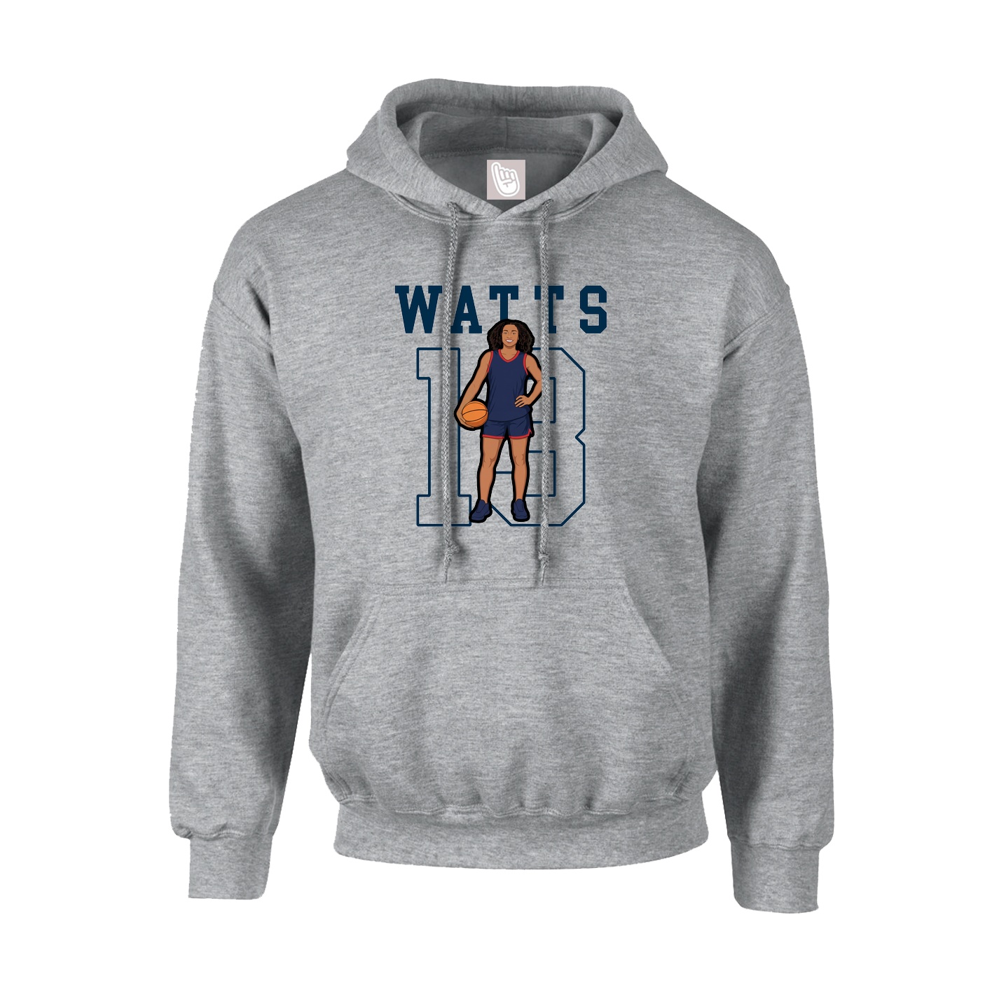 Hoodie — Shirsey in Grey