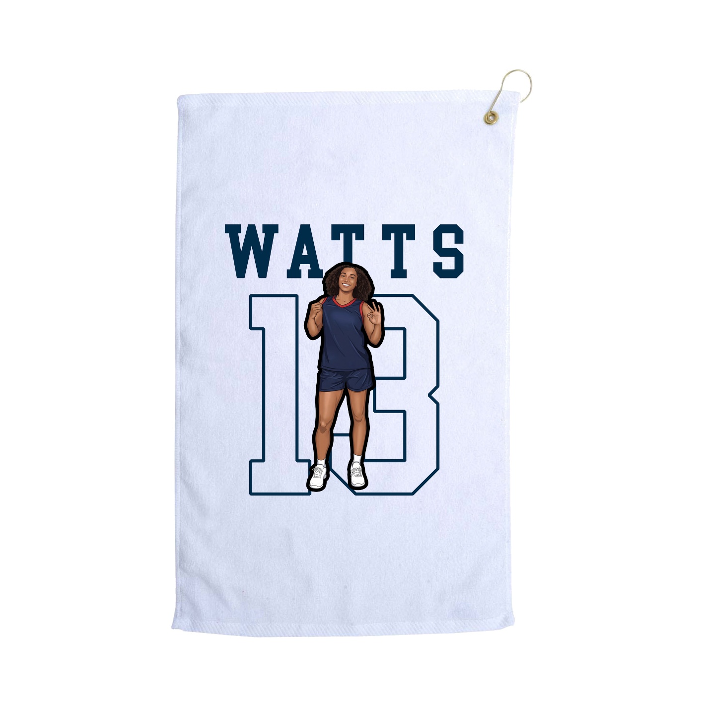 Golf Towel — Shirsey in White