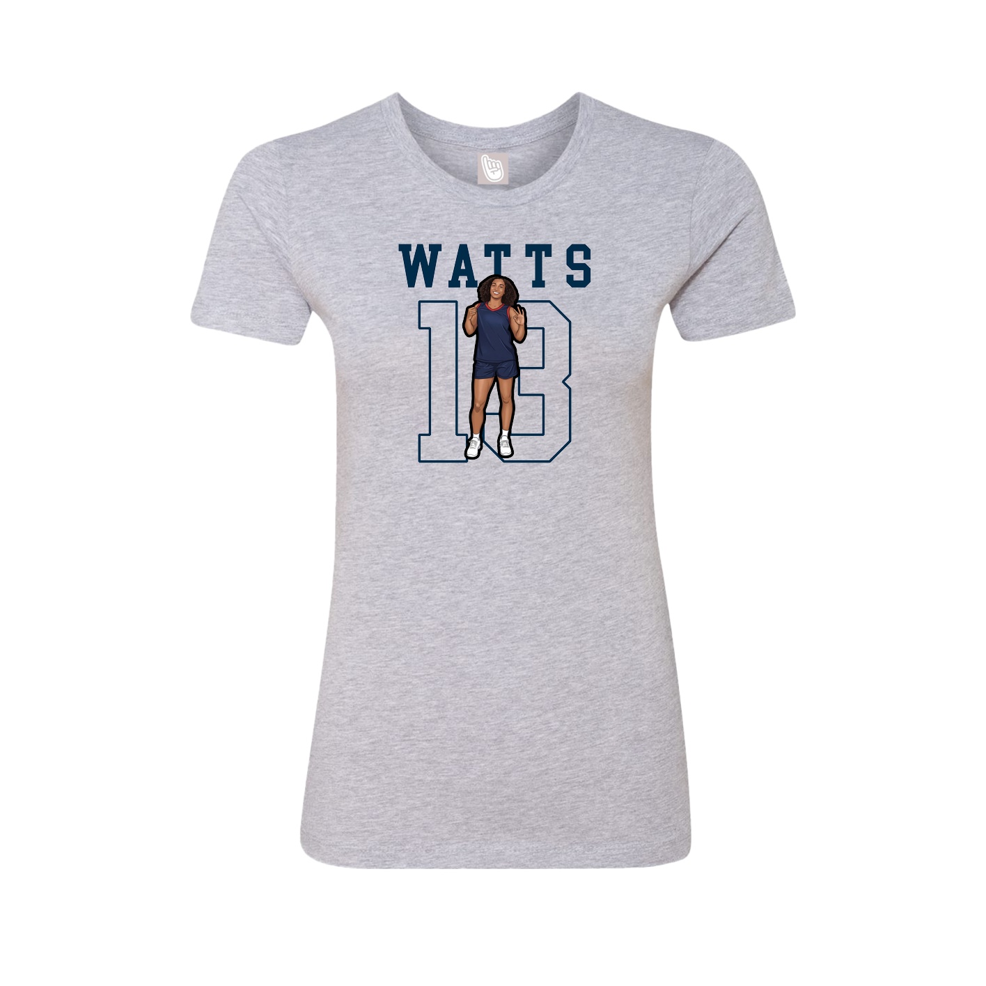 Fitted Women's Tee — Shirsey in Grey