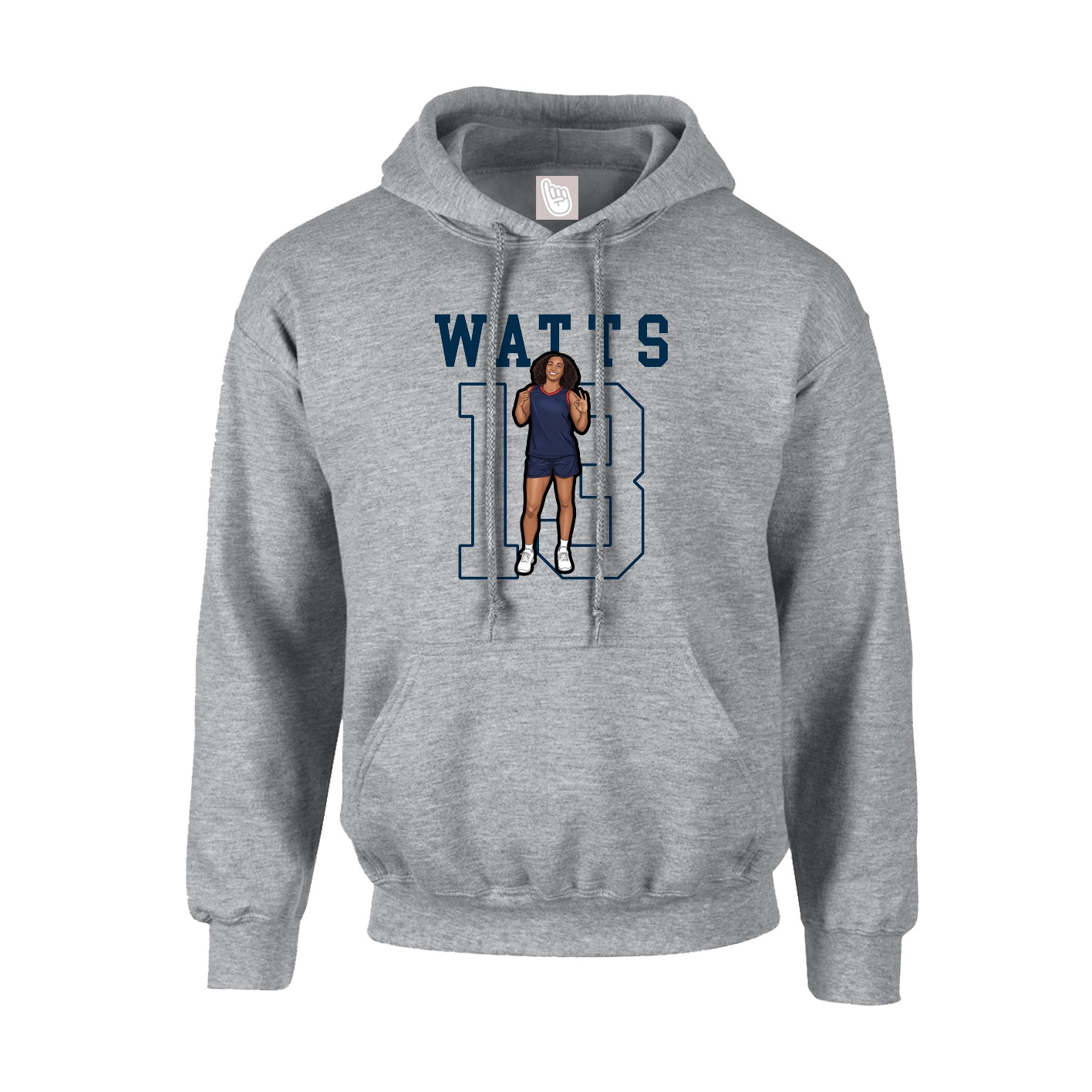 Hoodie — Shirsey in Grey