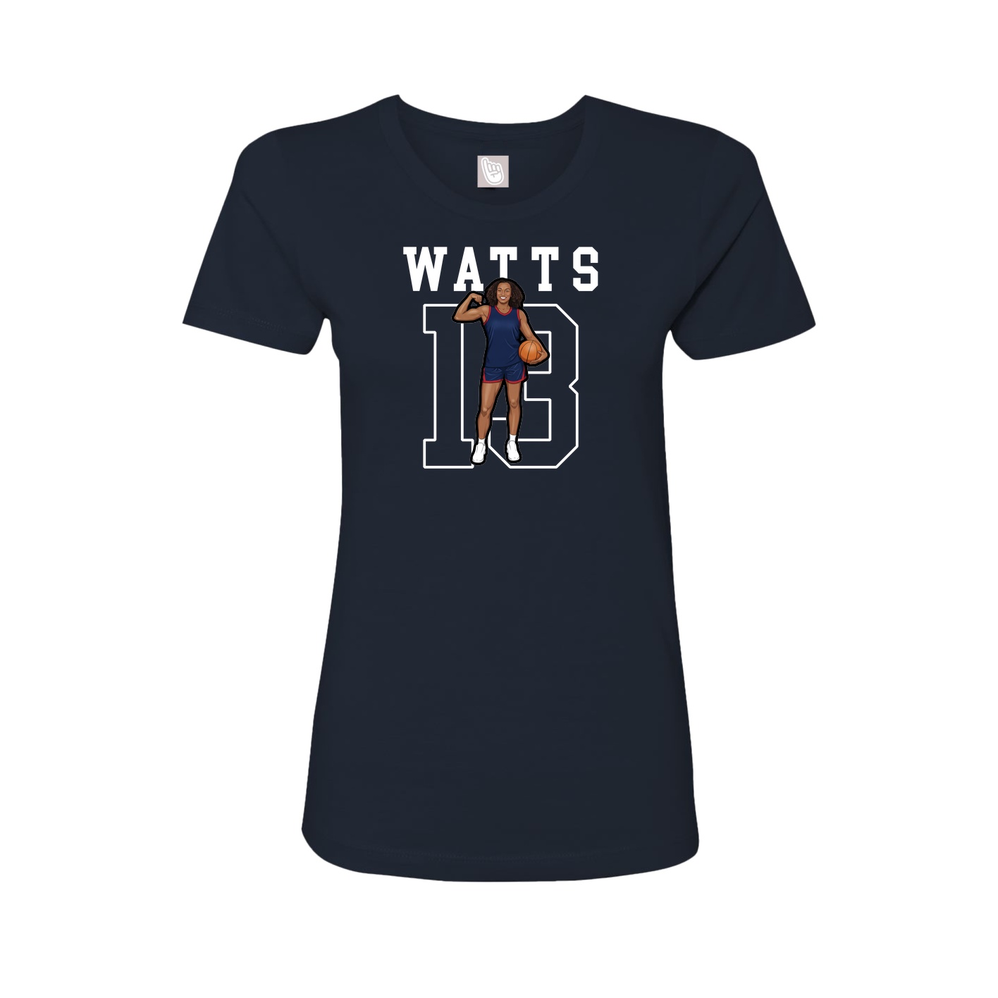 Fitted Women's Tee — Shirsey in Navy