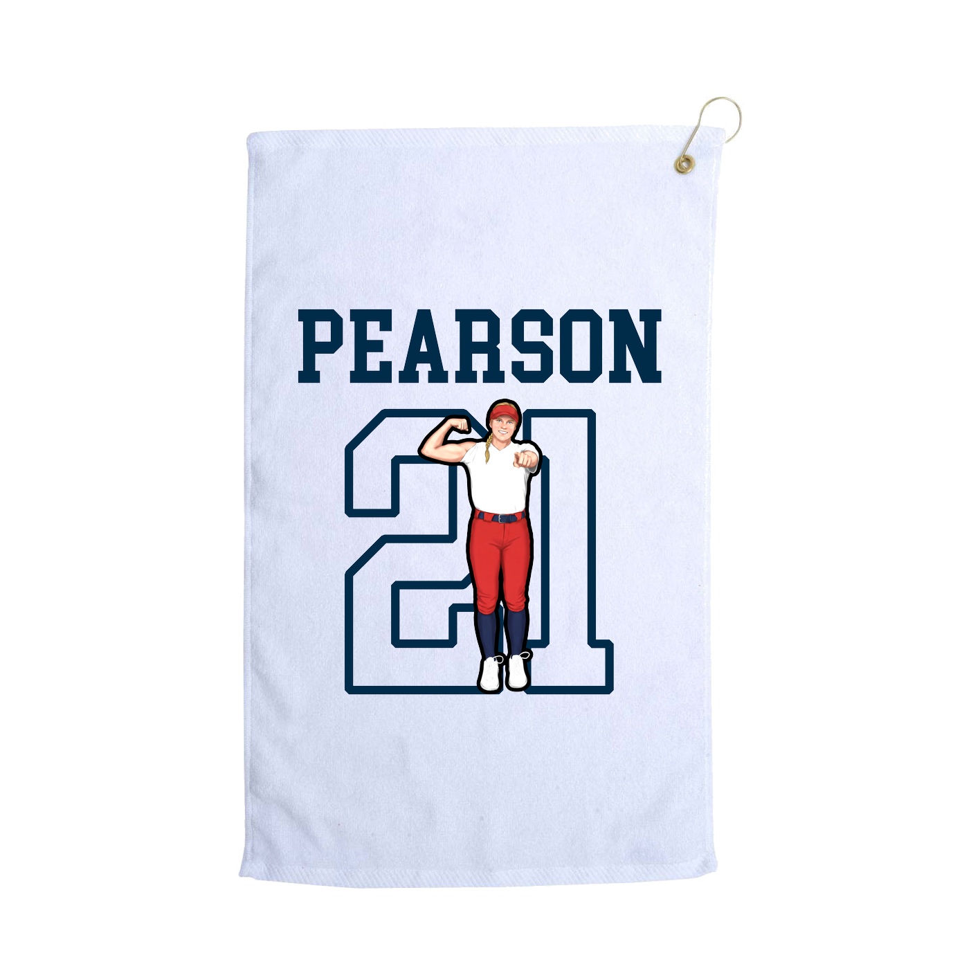 Golf Towel — Shirsey in White