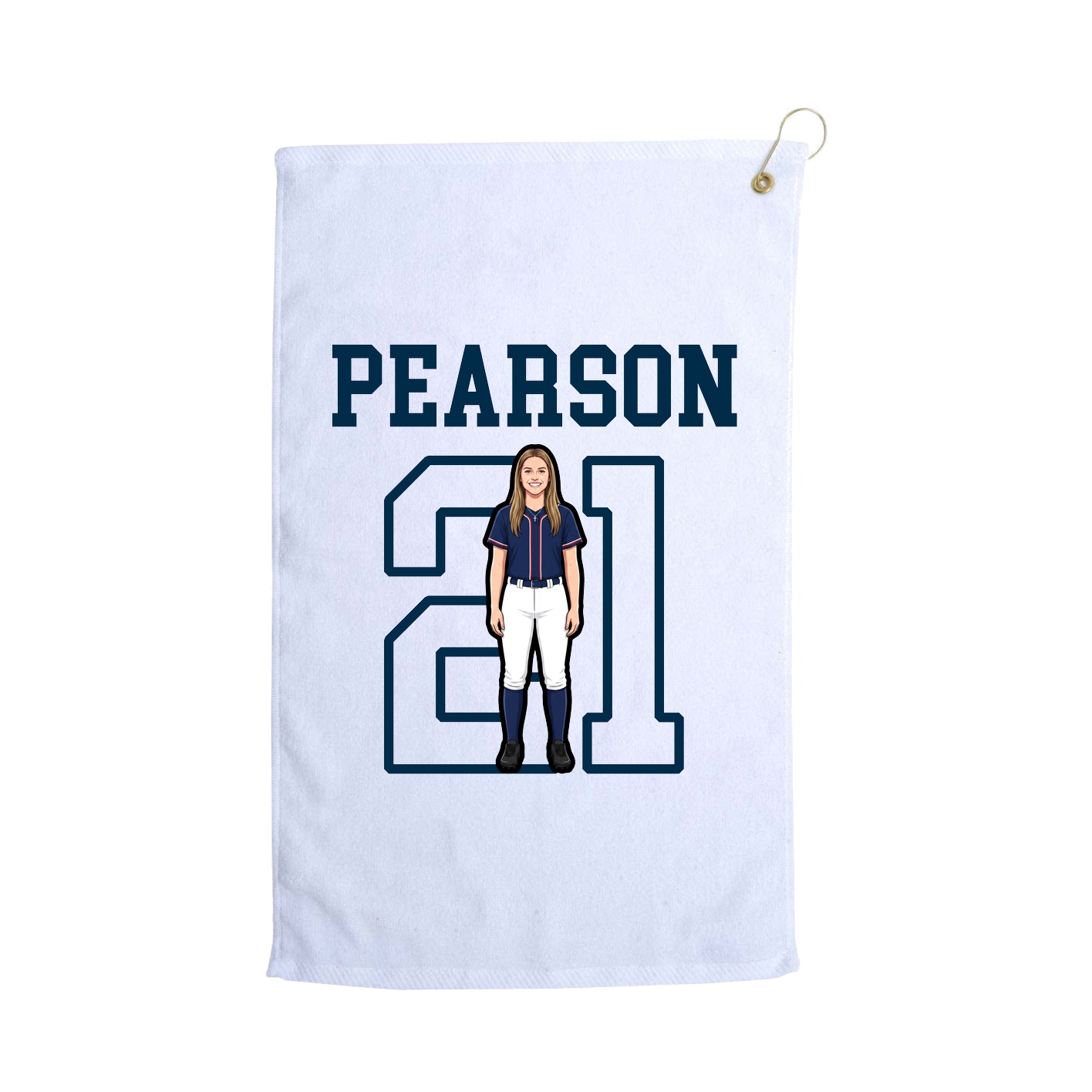 Golf Towel — Shirsey in White