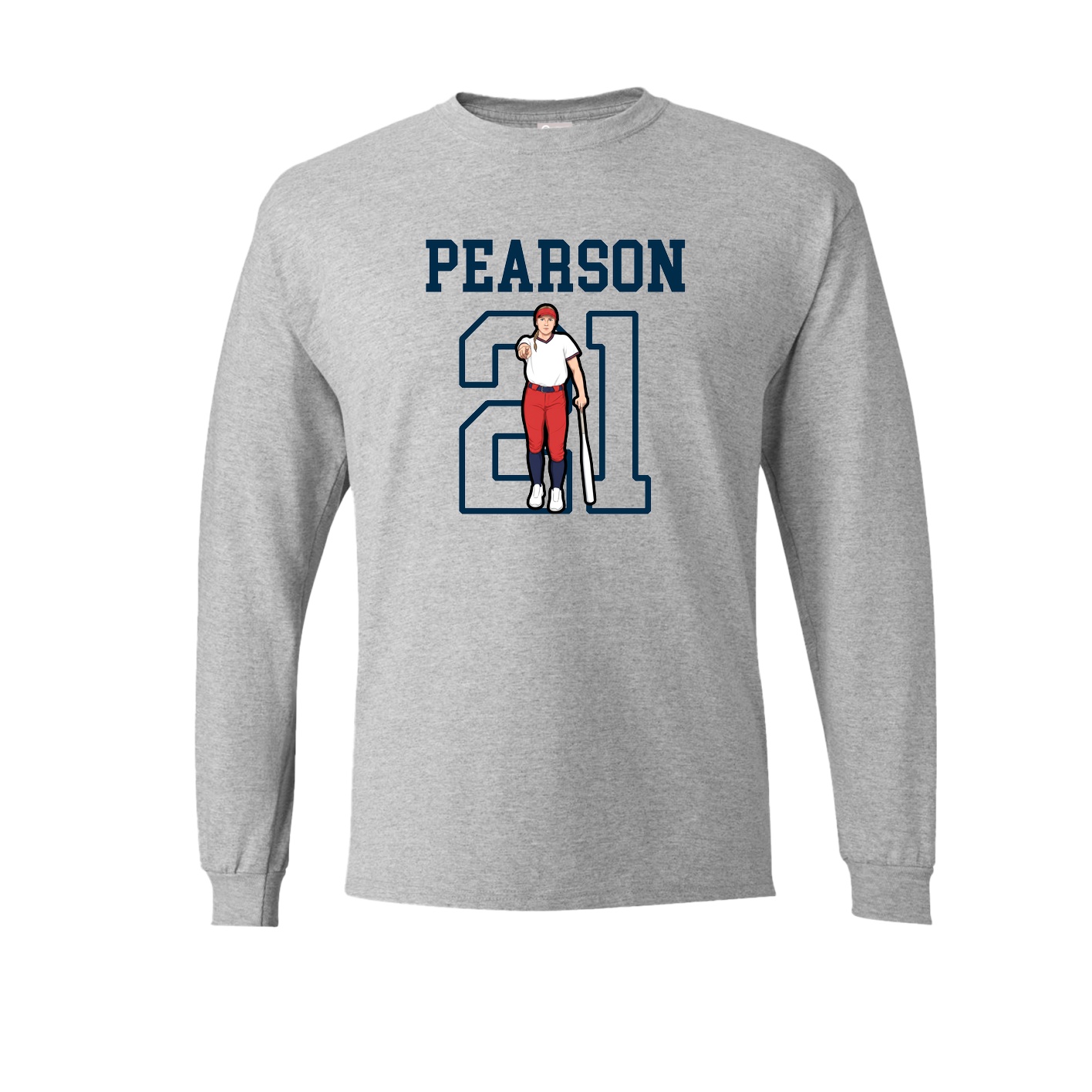 Long Sleeve Tee — Shirsey in Grey