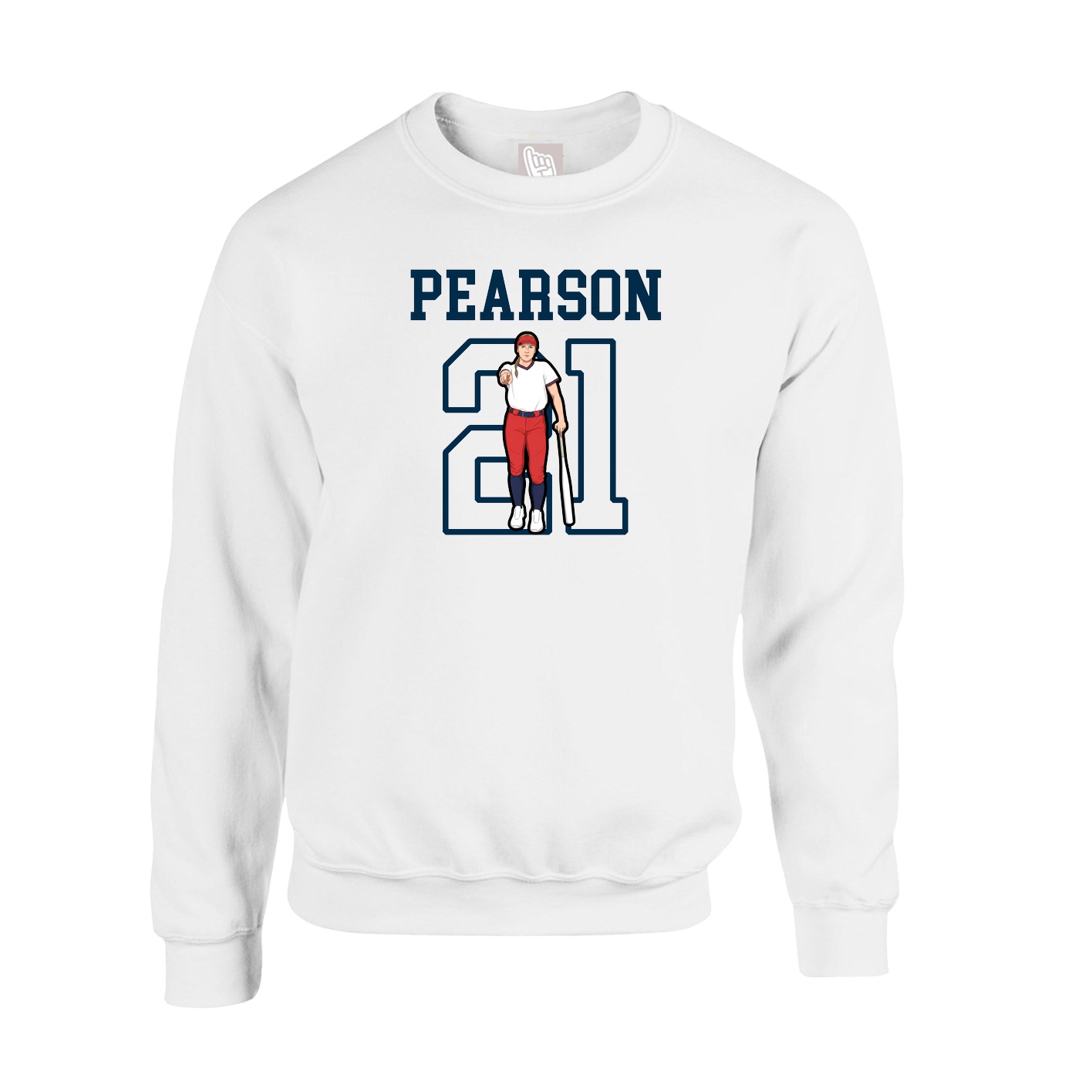 Fleece Crew — Shirsey in White