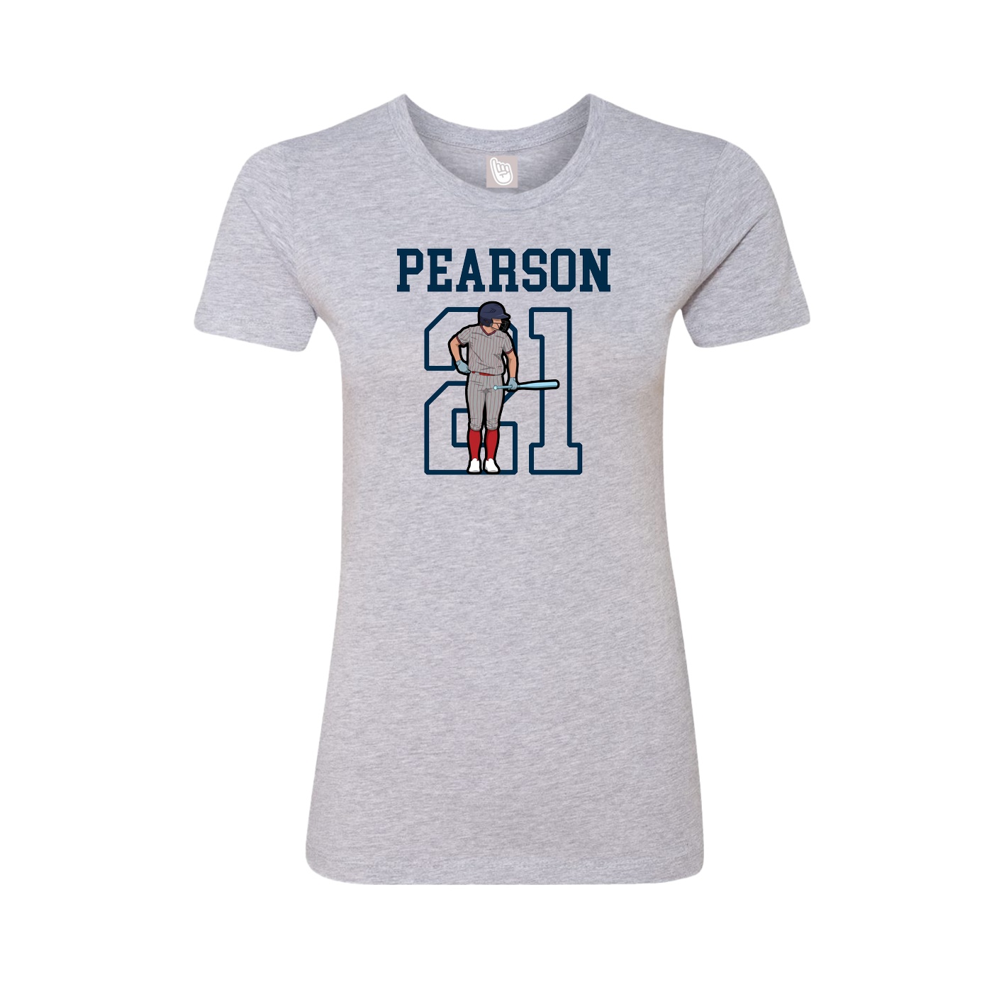 Fitted Women's Tee — Shirsey in Grey