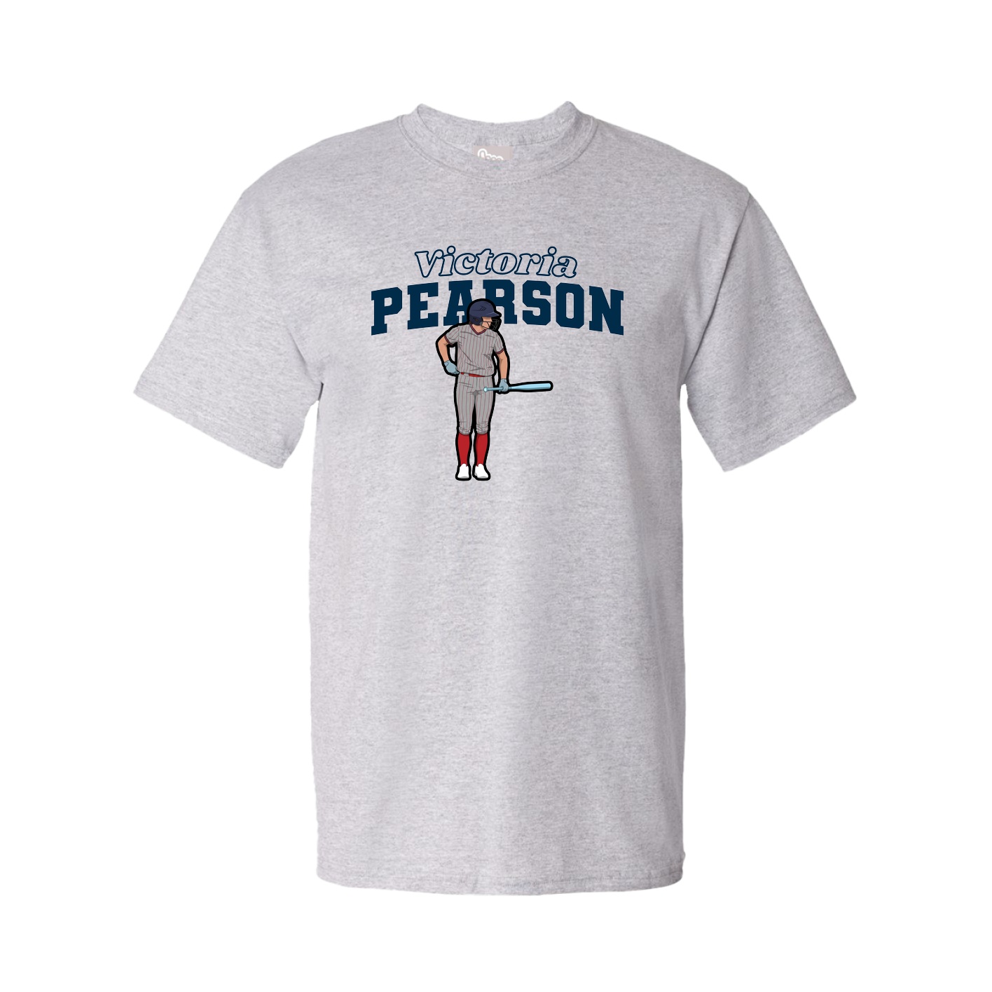 Tee — Name Arch in Grey
