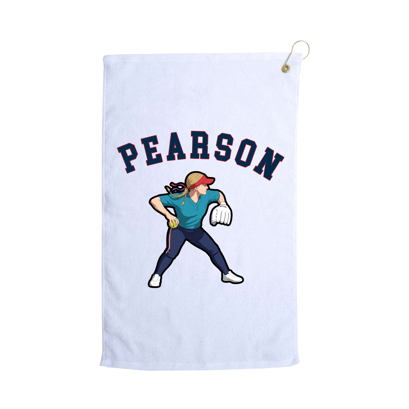Golf Towel — Shirsey Arch in White