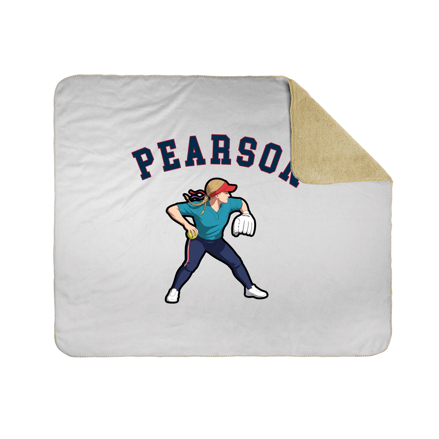 Throw Blanket — Shirsey Arch in White