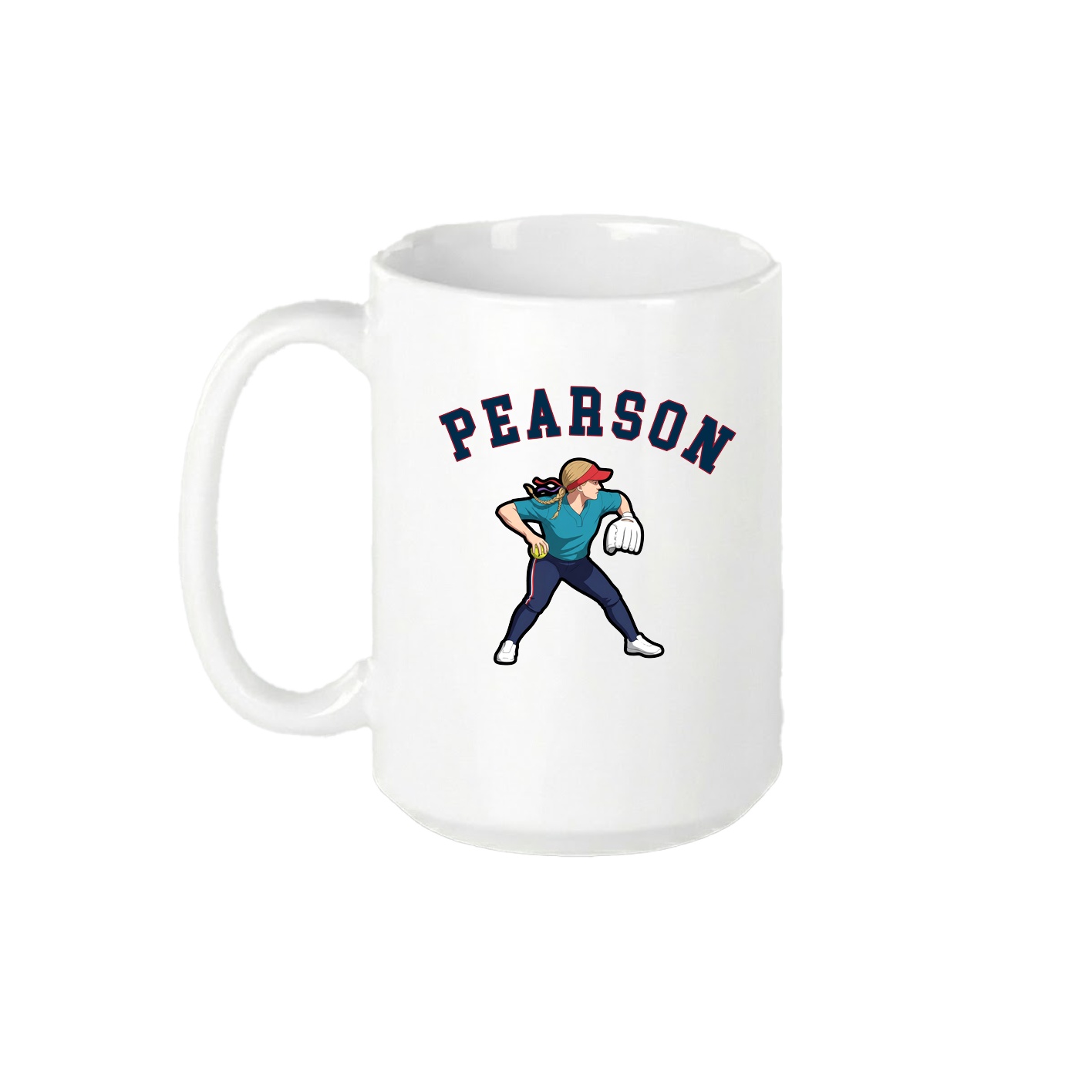 15oz Coffee Mug — Shirsey Arch in White