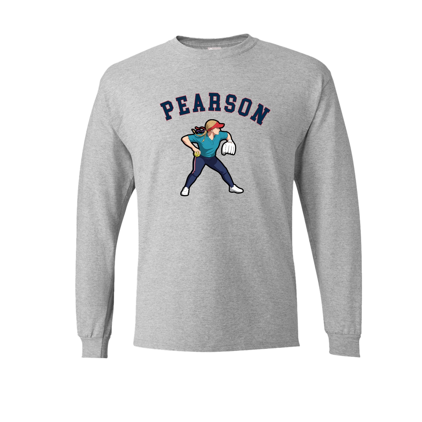 Long Sleeve Tee — Shirsey Arch in Grey