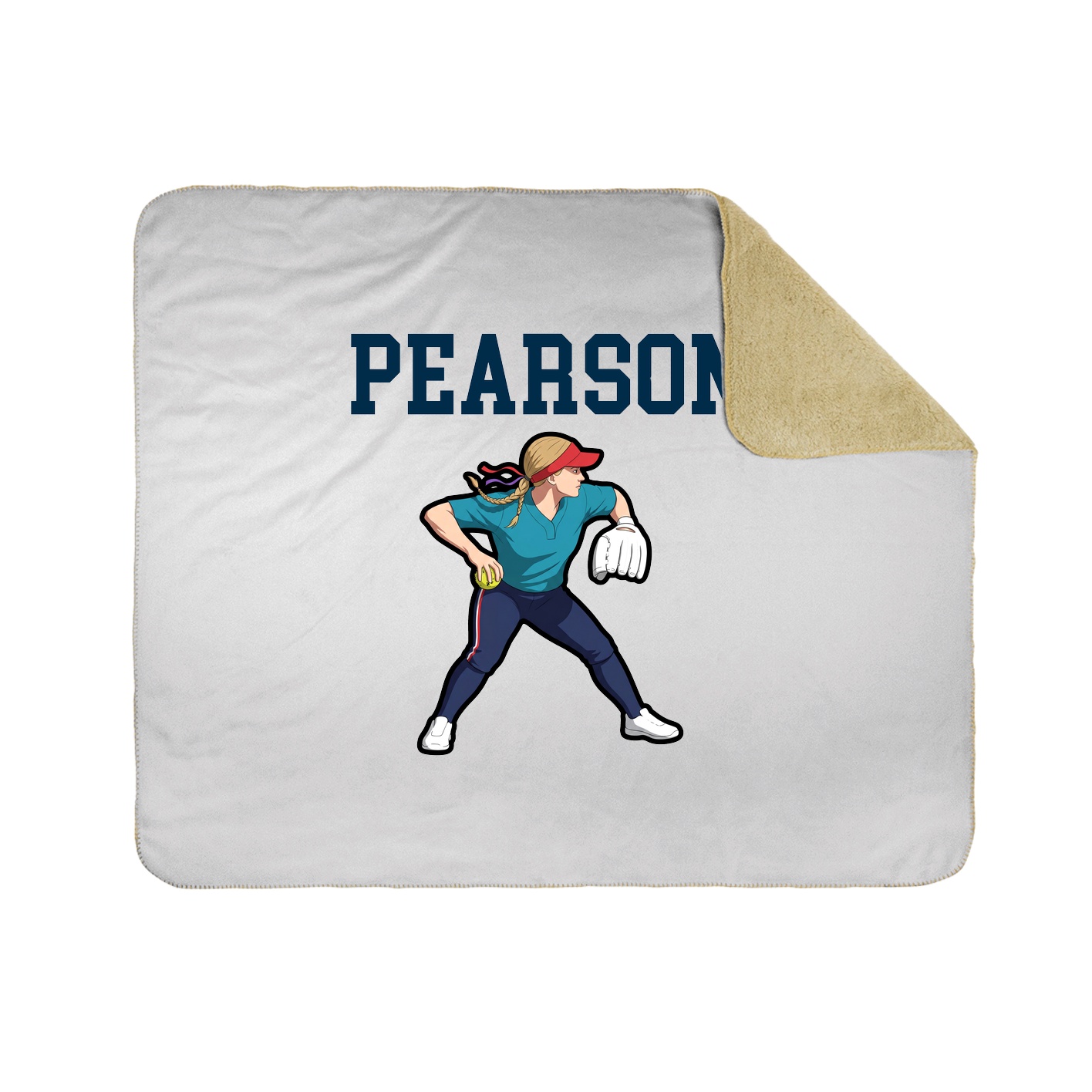 Throw Blanket — Shirsey in White