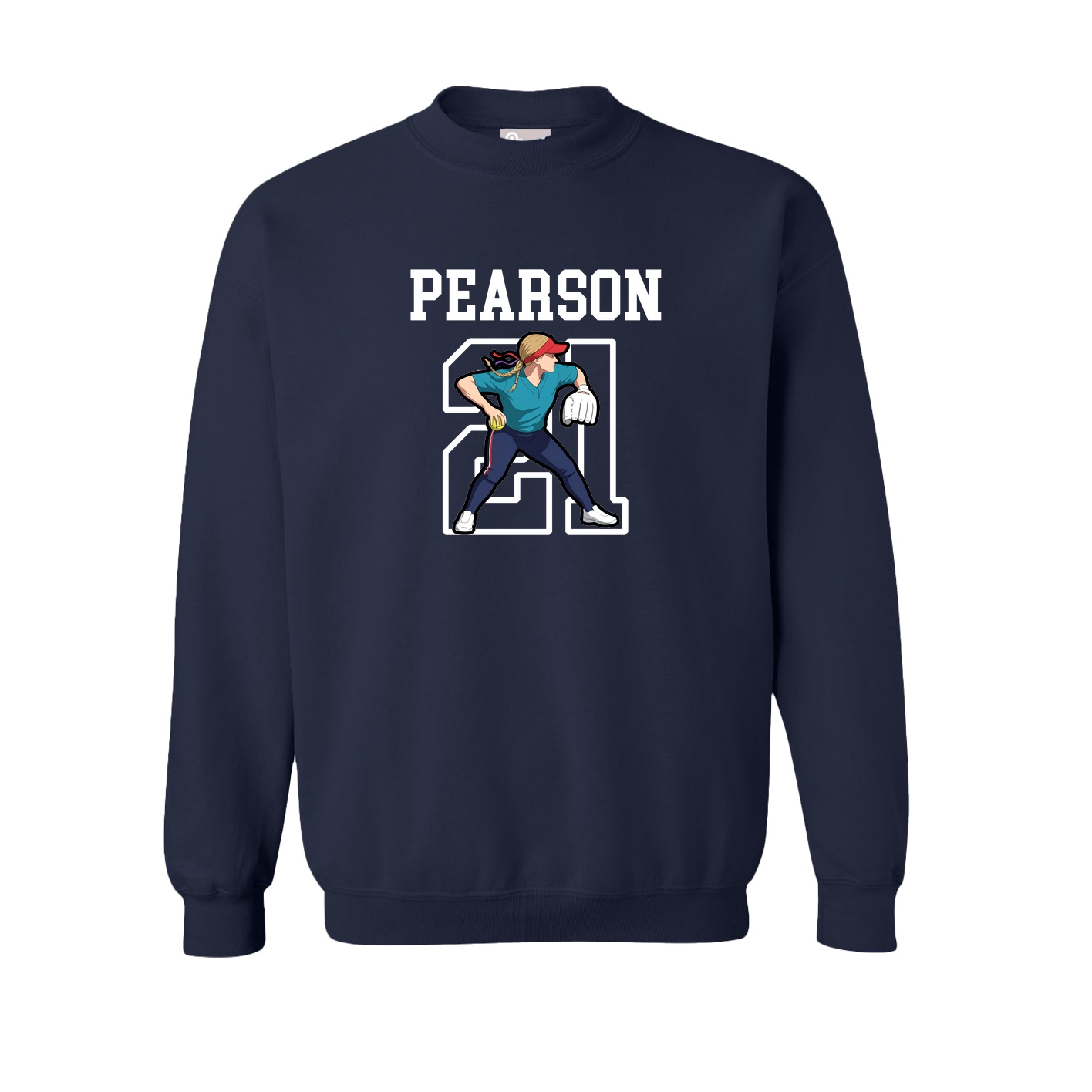 Fleece Crew — Shirsey in Navy