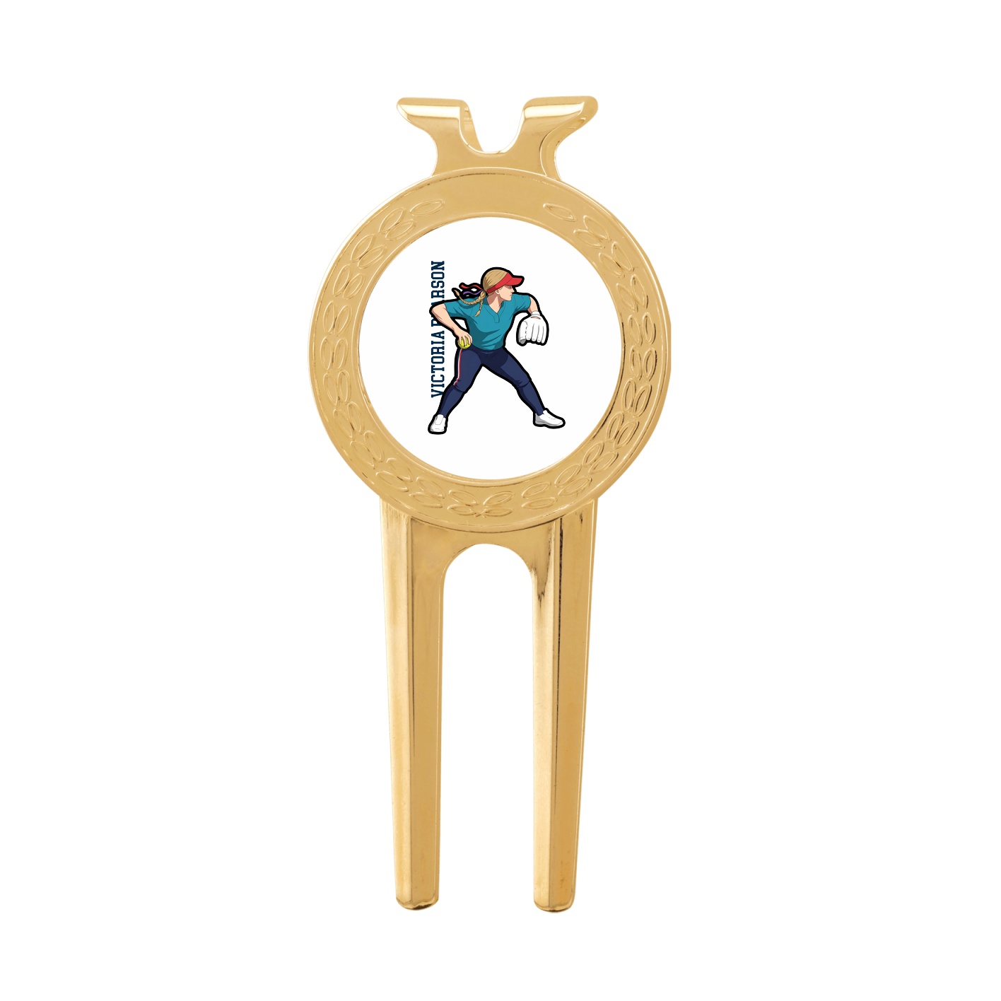 Divot Tool with Ball Marker — Name Vertical in Classic