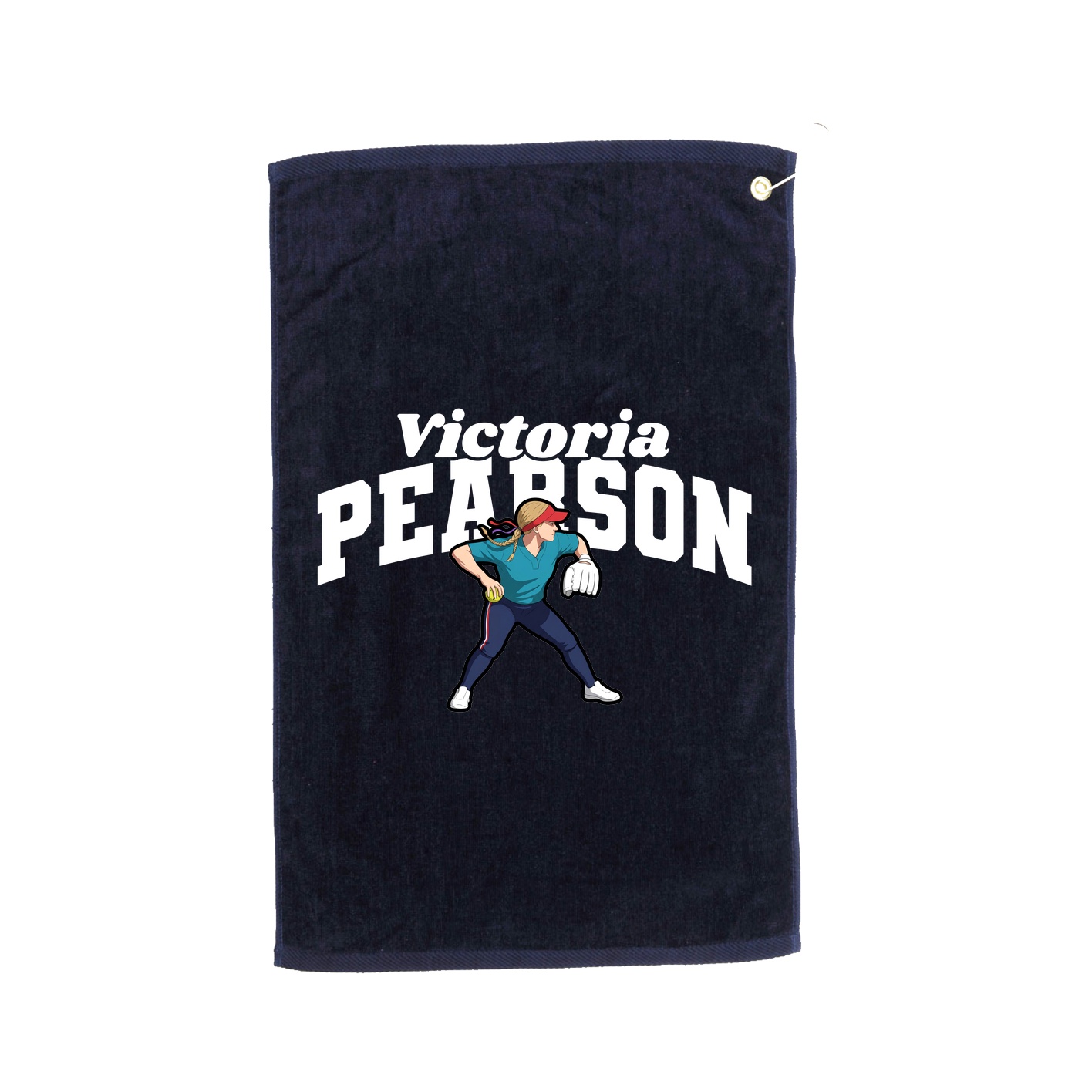 Golf Towel — Signature Arch in Navy