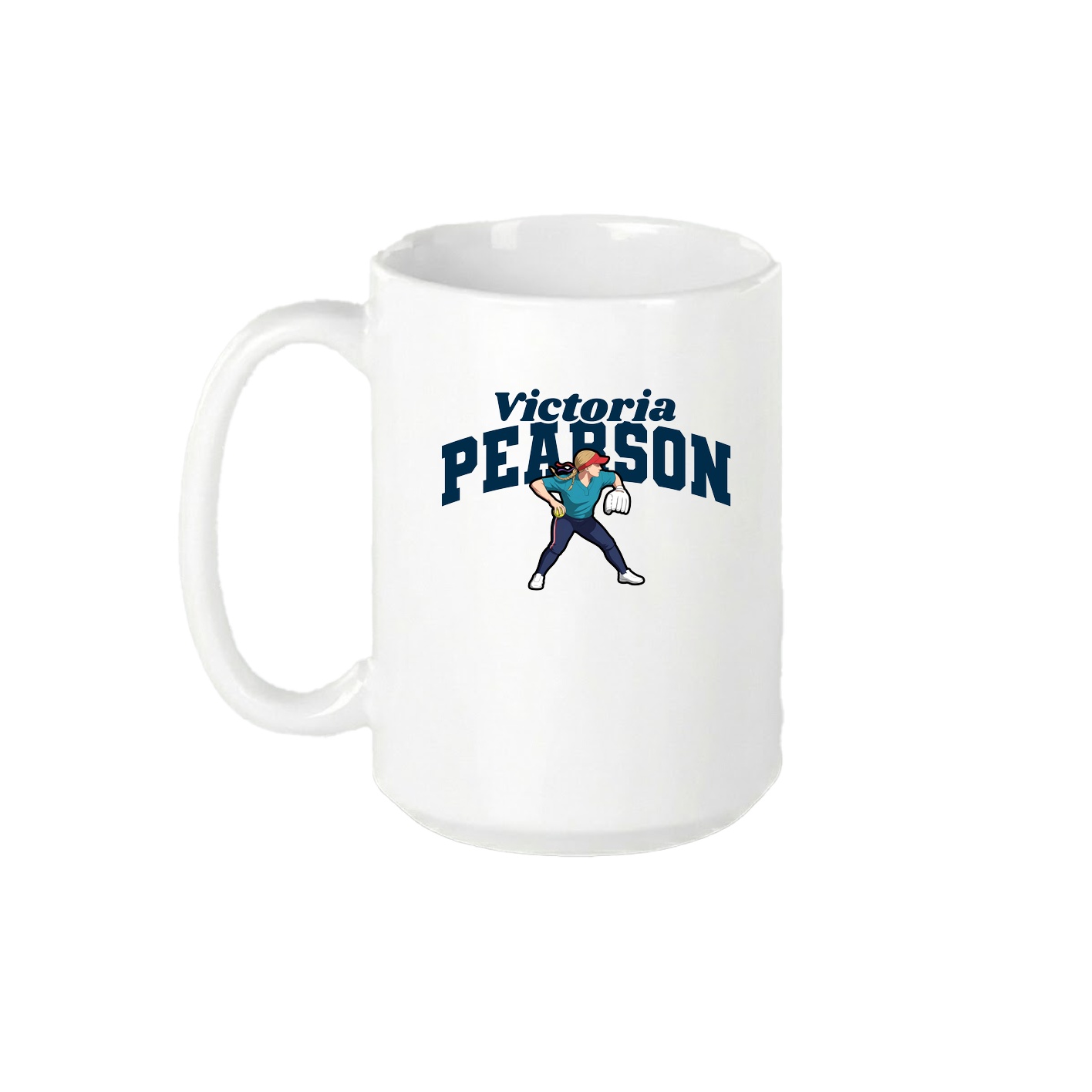 15oz Coffee Mug — Signature Arch in White