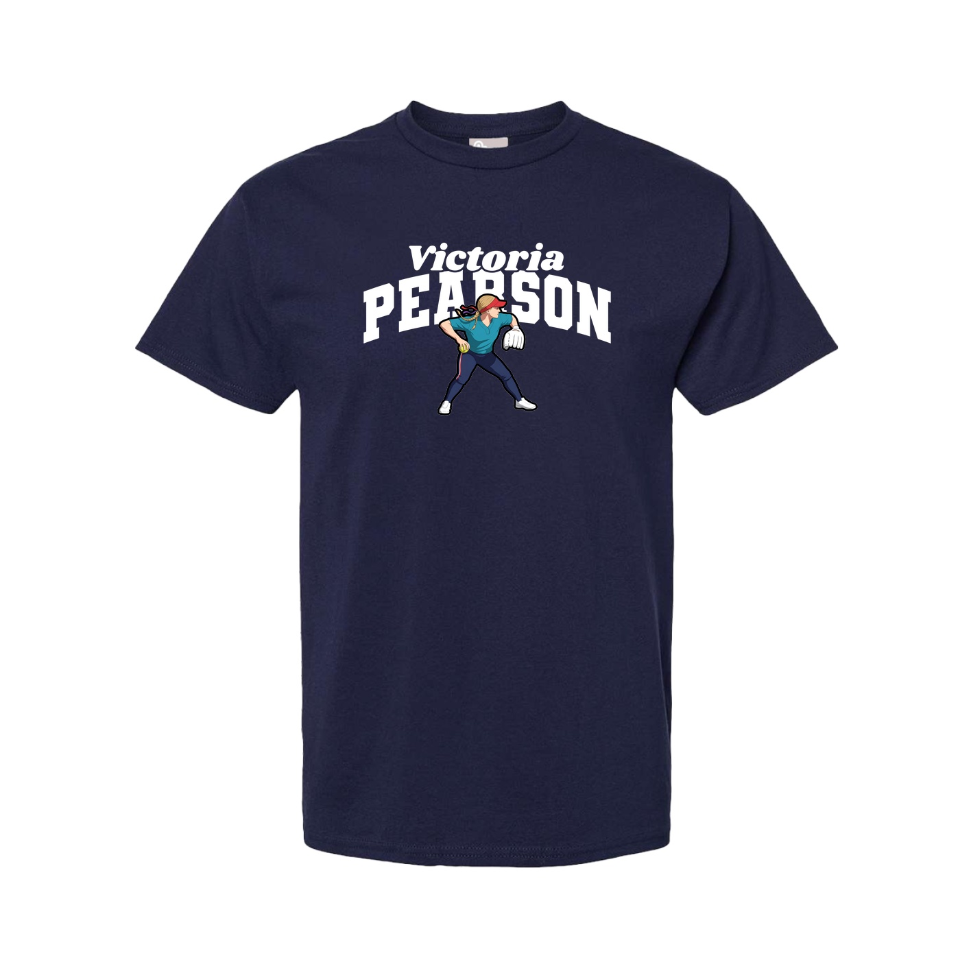 Youth Tee — Signature Arch in Navy
