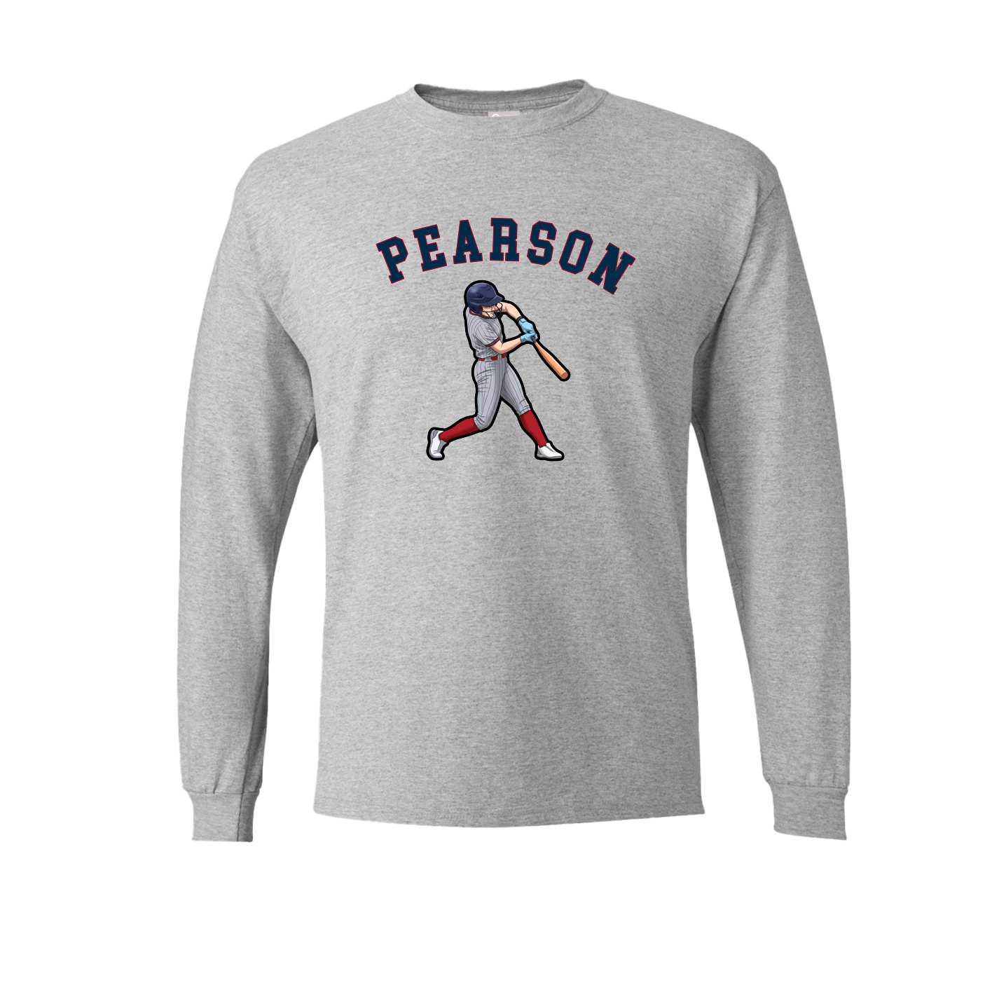 Long Sleeve Tee — Shirsey Arch in Grey