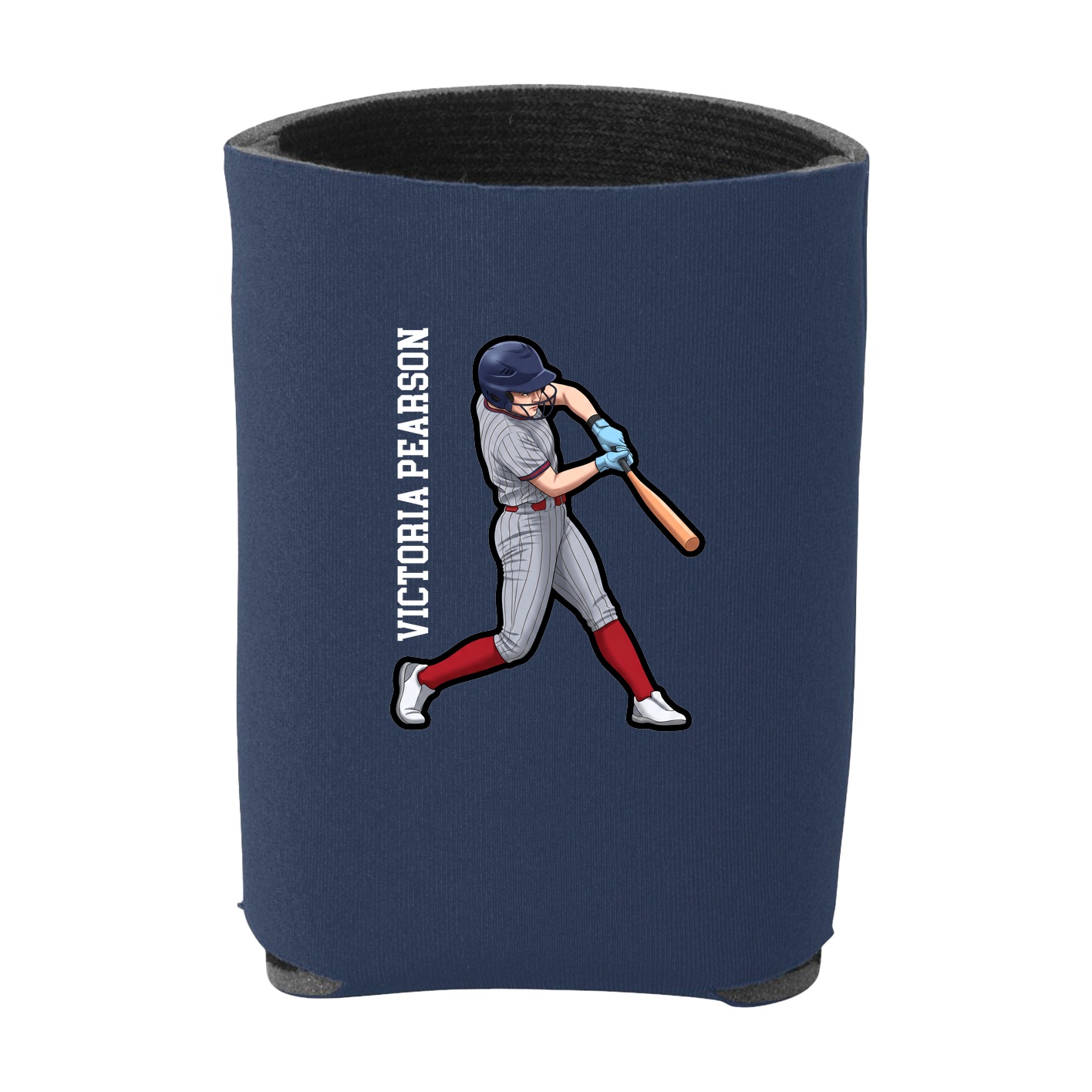 Can Holder — Name Vertical in Navy