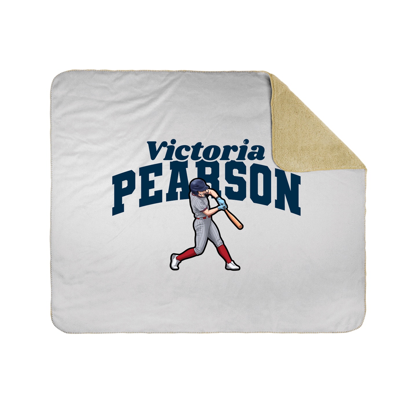 Throw Blanket — Signature Arch in White