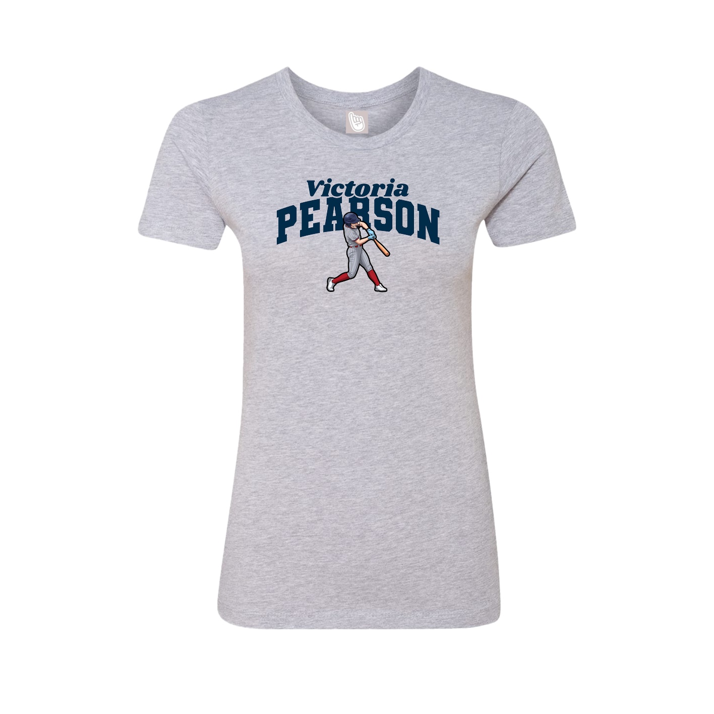 Womens Tee — Signature Arch in Grey